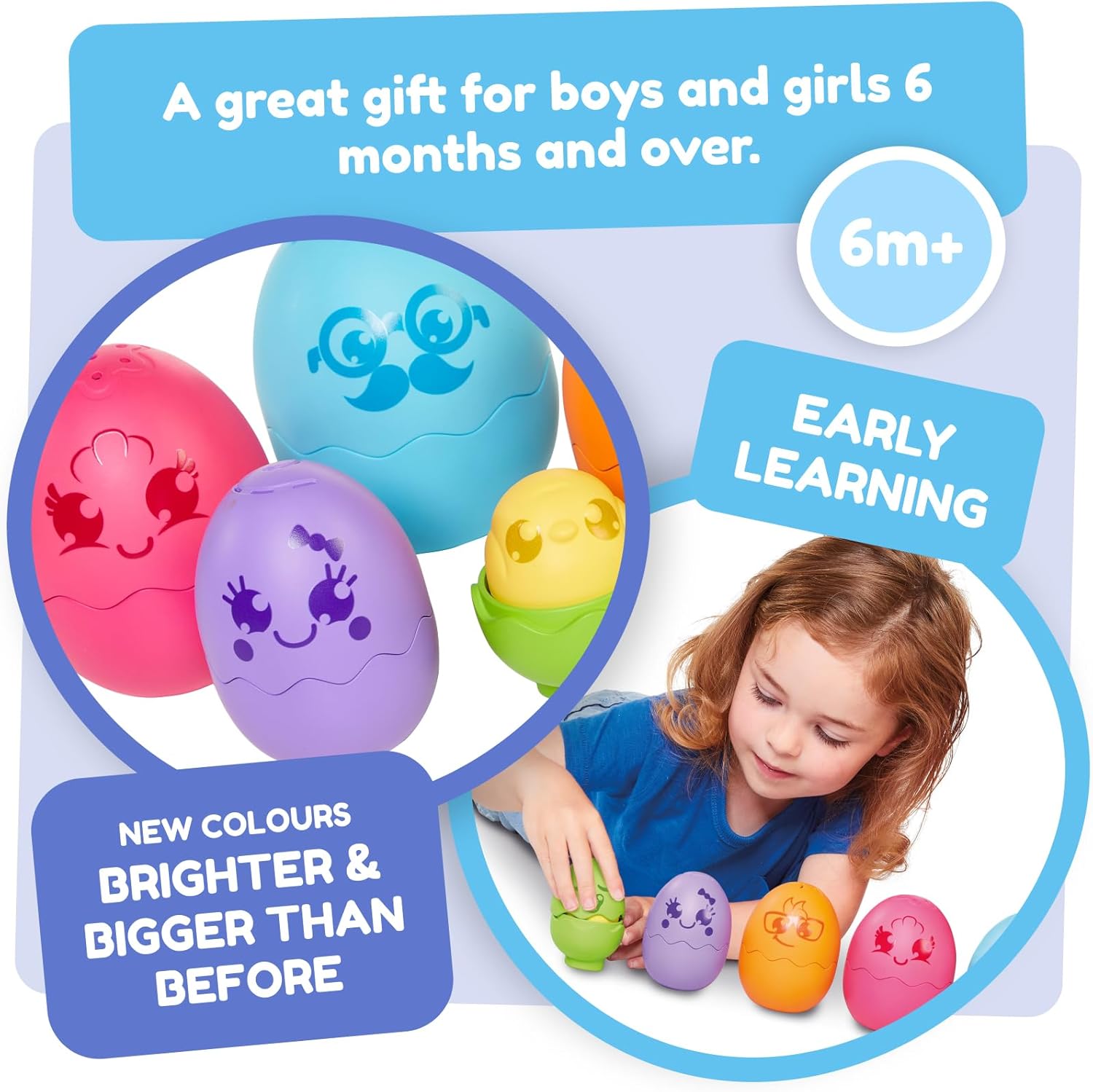 Tomy Toomies Nesting Eggs