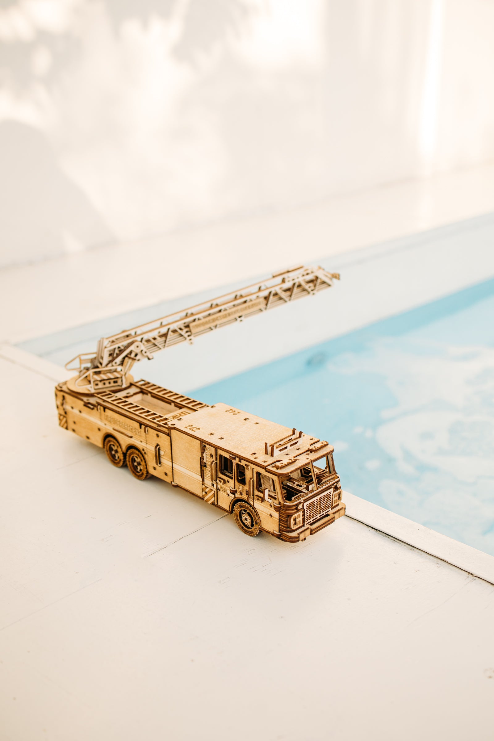 Wood Trick Rescue Firetruck 3D Set