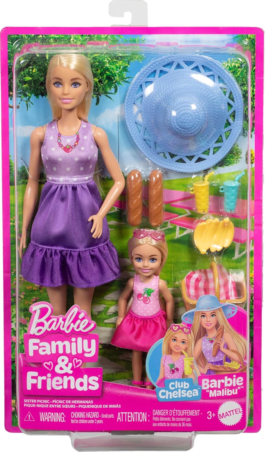 Barbie Family Friends Picnic-Themed Playset - Main Image