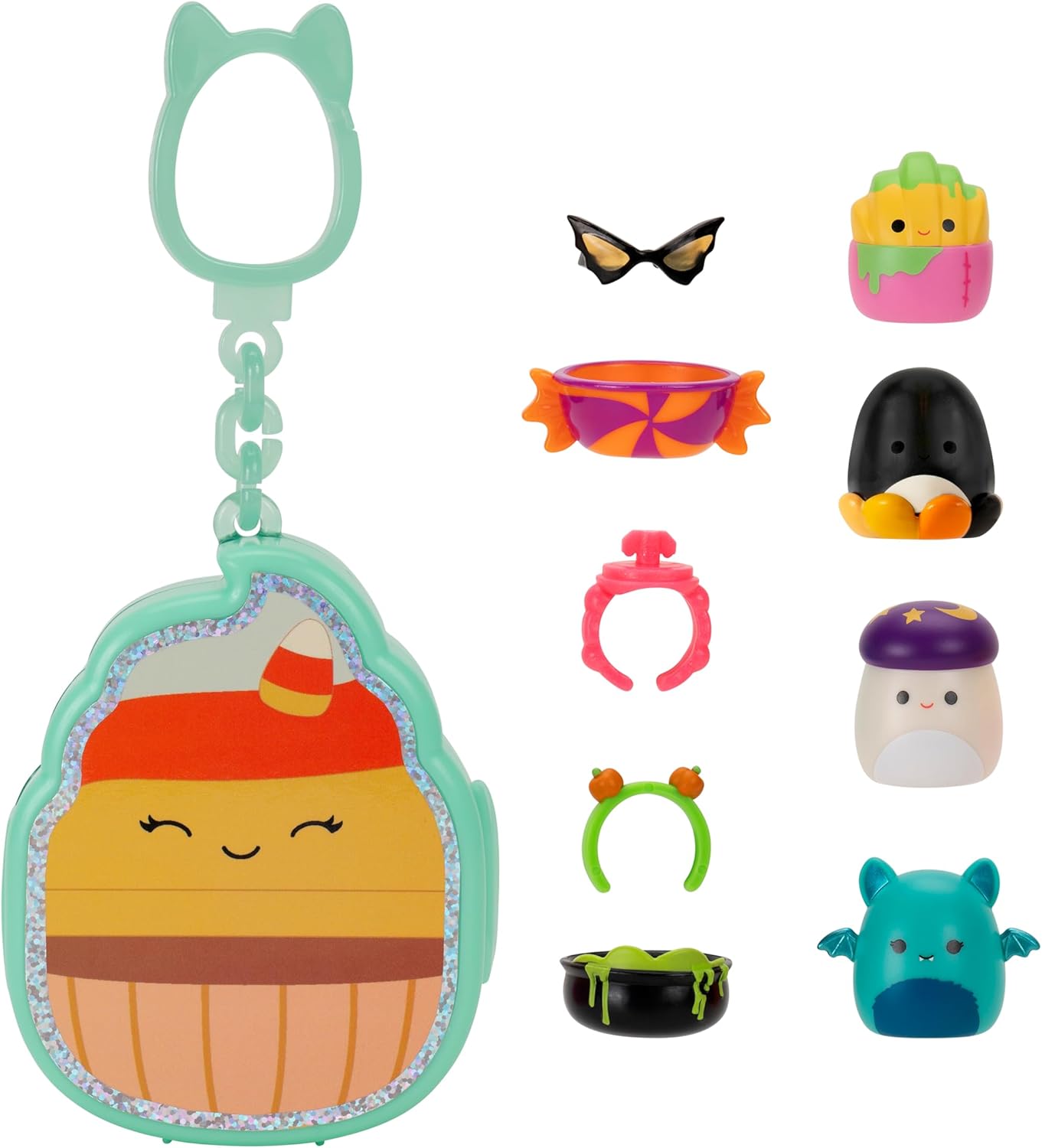 Squish-a-long Halloween Clip-a-longs 4 Pack S1