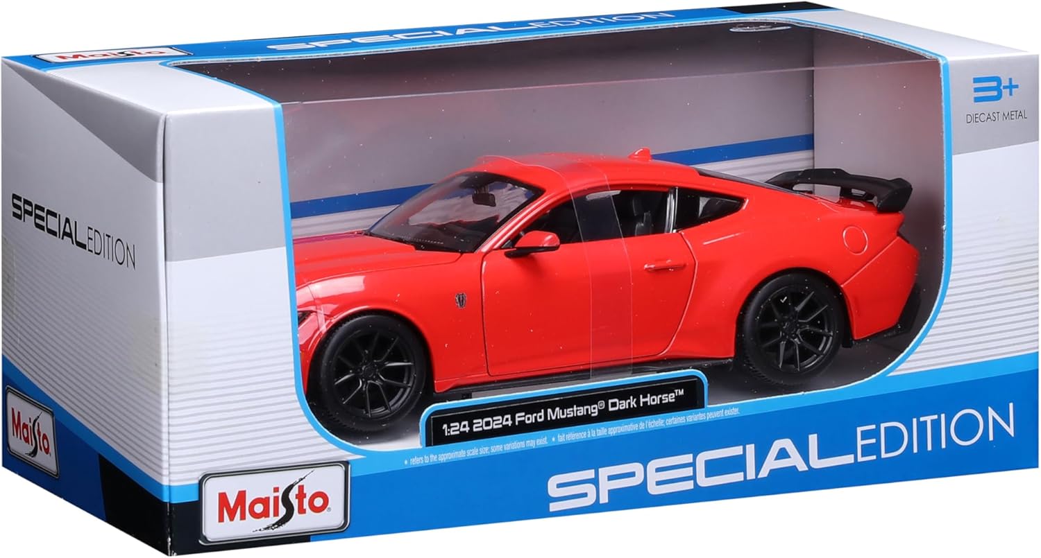 Maisto 2024 Ford Mustang Dark Horse 1:24 Scale Mod