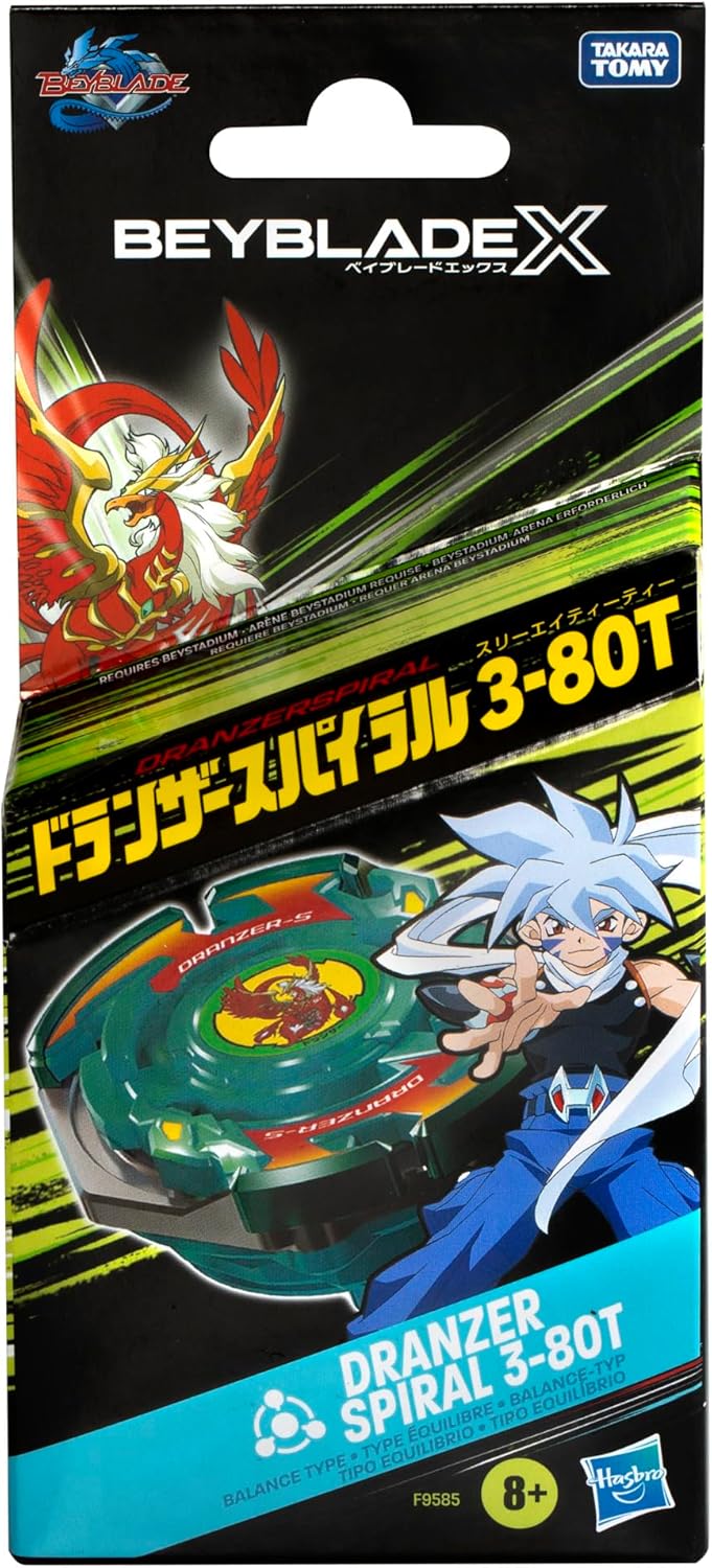 Beyblade X - X-Over Project Dranzer Spiral 3-80T Starter Pack Set