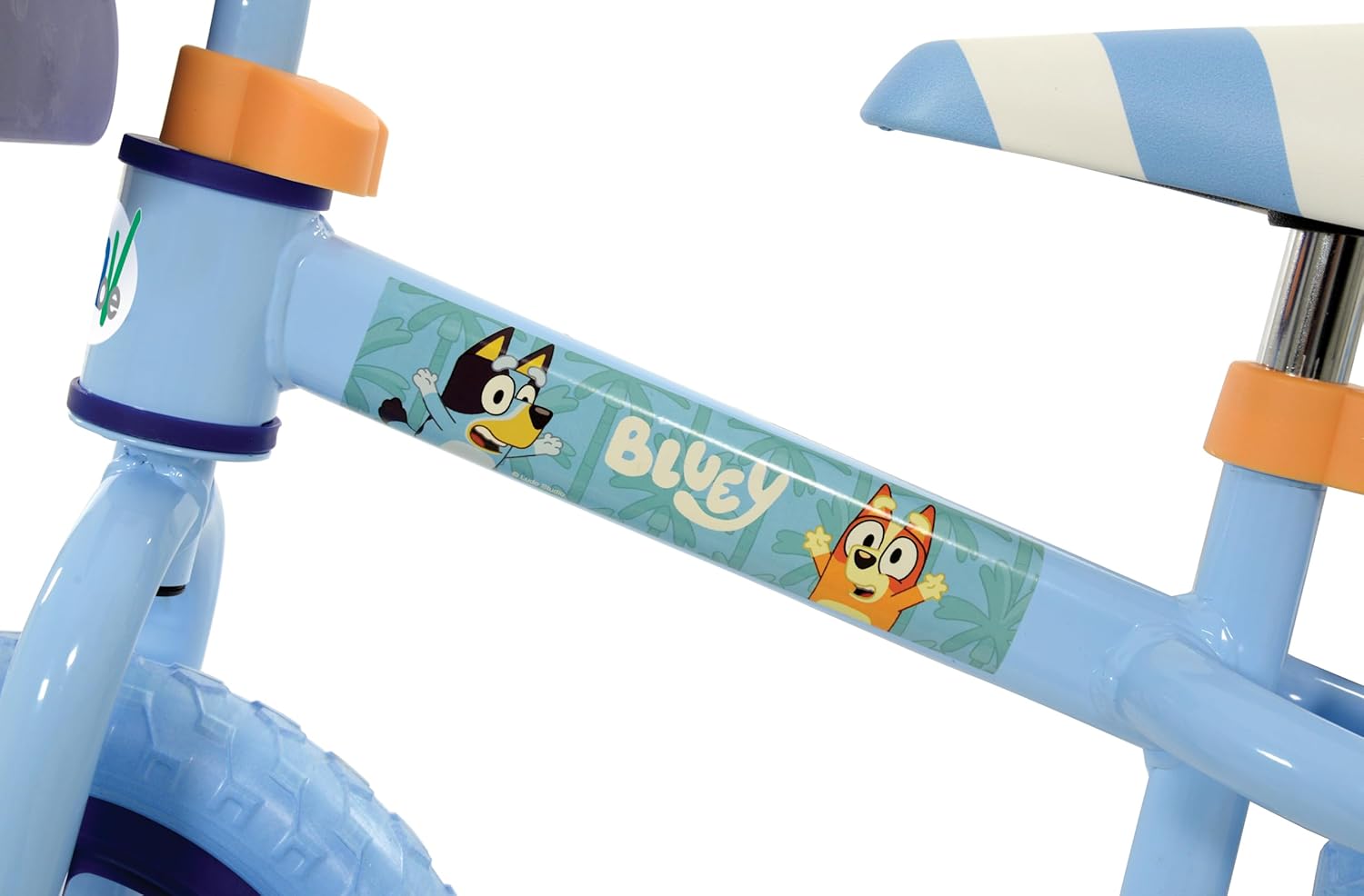 Bluey Balance Bike with Light Up Wheels