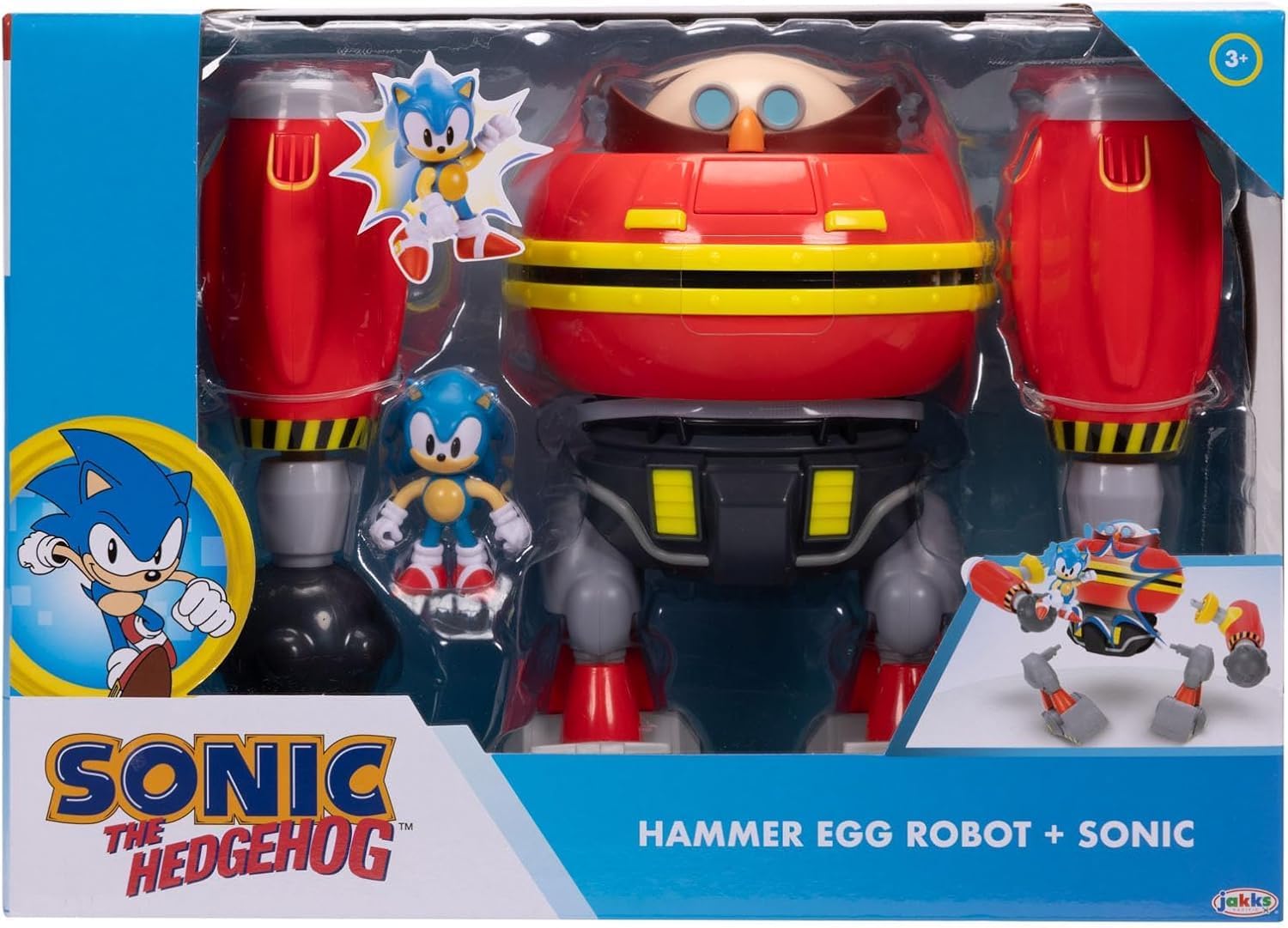 Sonic The Hedgehog Giant Eggman Robot Battle Set