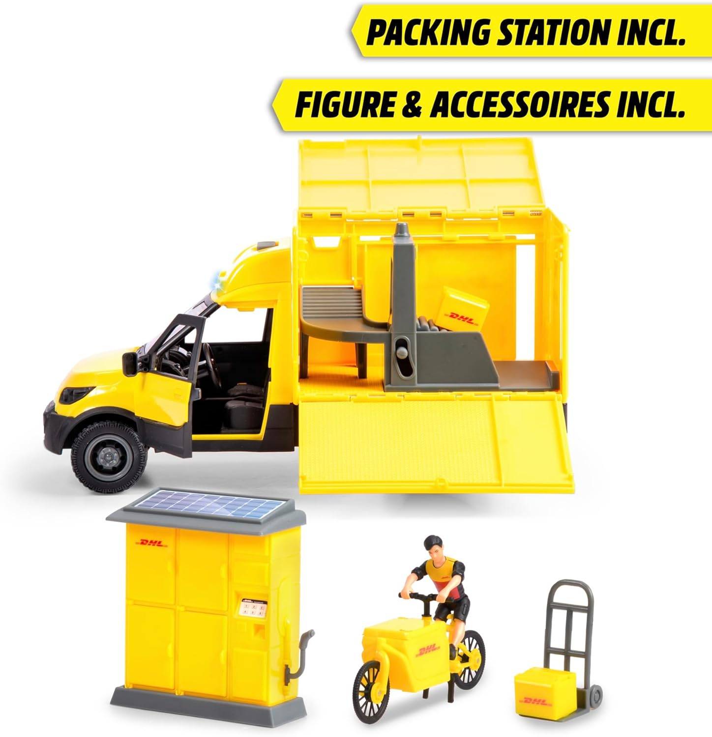 Dickie DHL Delivery Set with Light & Sound