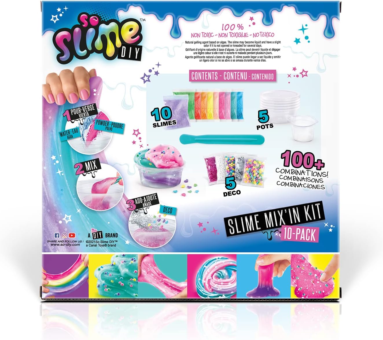 So Slime Slime Mix in Kit 10 Pack