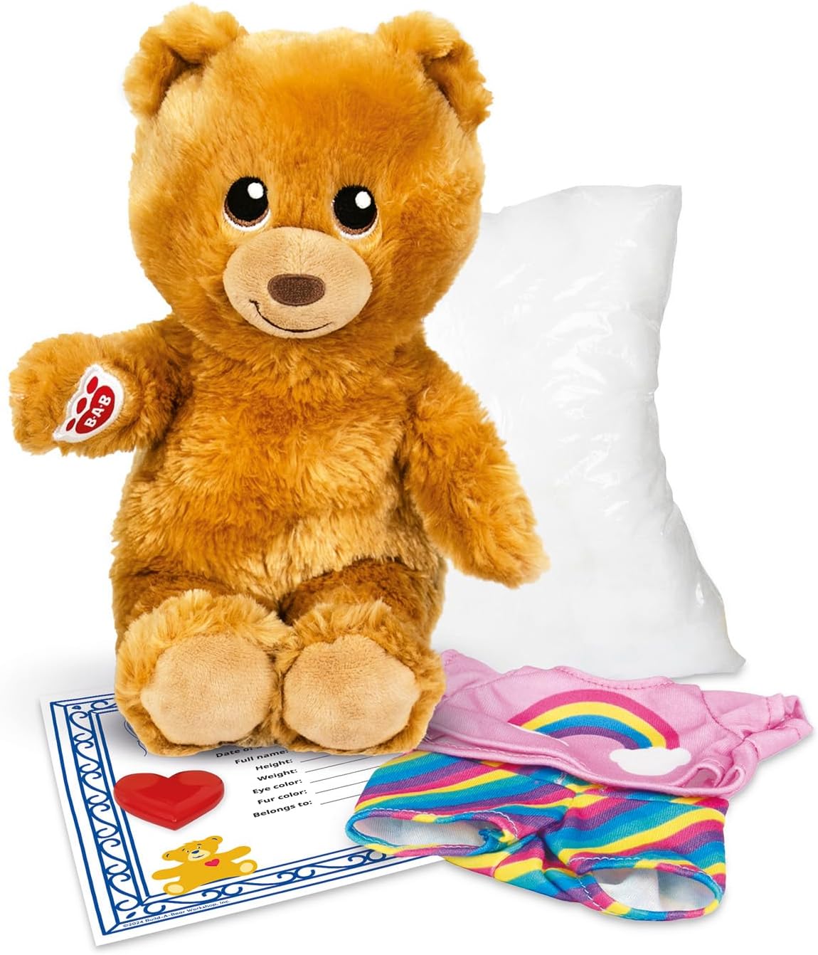 Casdon Build-a-Bear Workshop Furtastic Light Brown Bear & Outfit