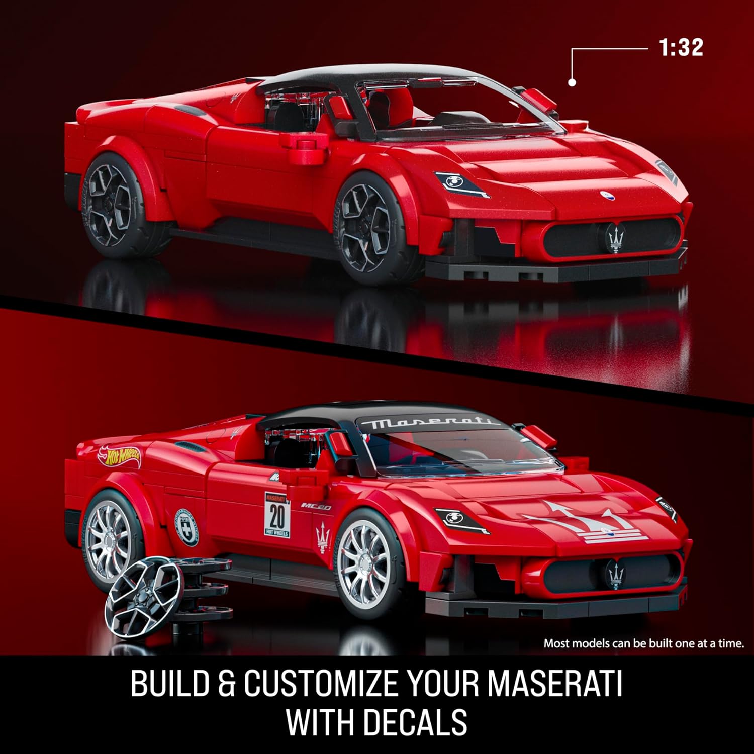 Hot Wheels Brick Shop Maserati MC20