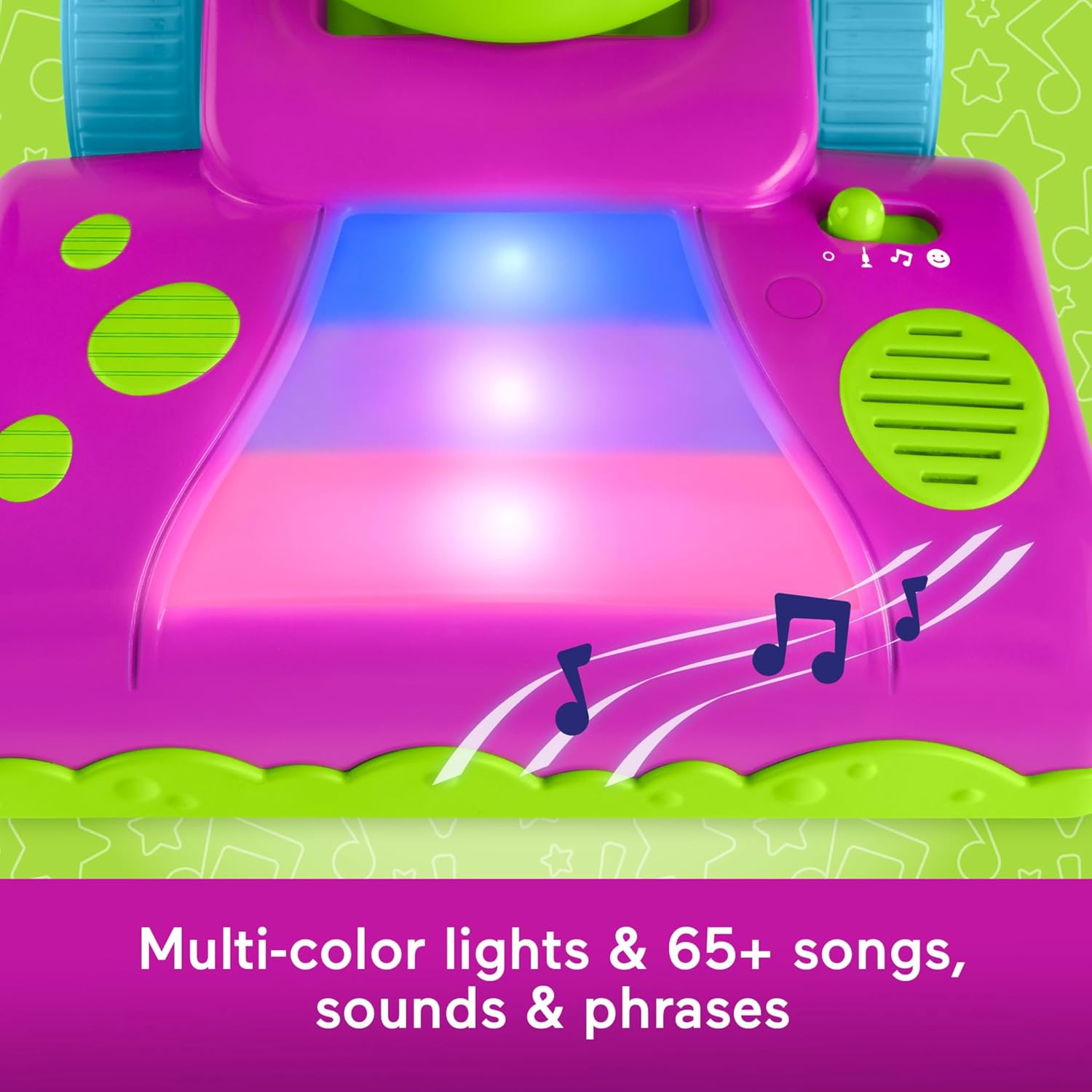 Fisher-Price Barneys World Clean Up Musical Vacuum