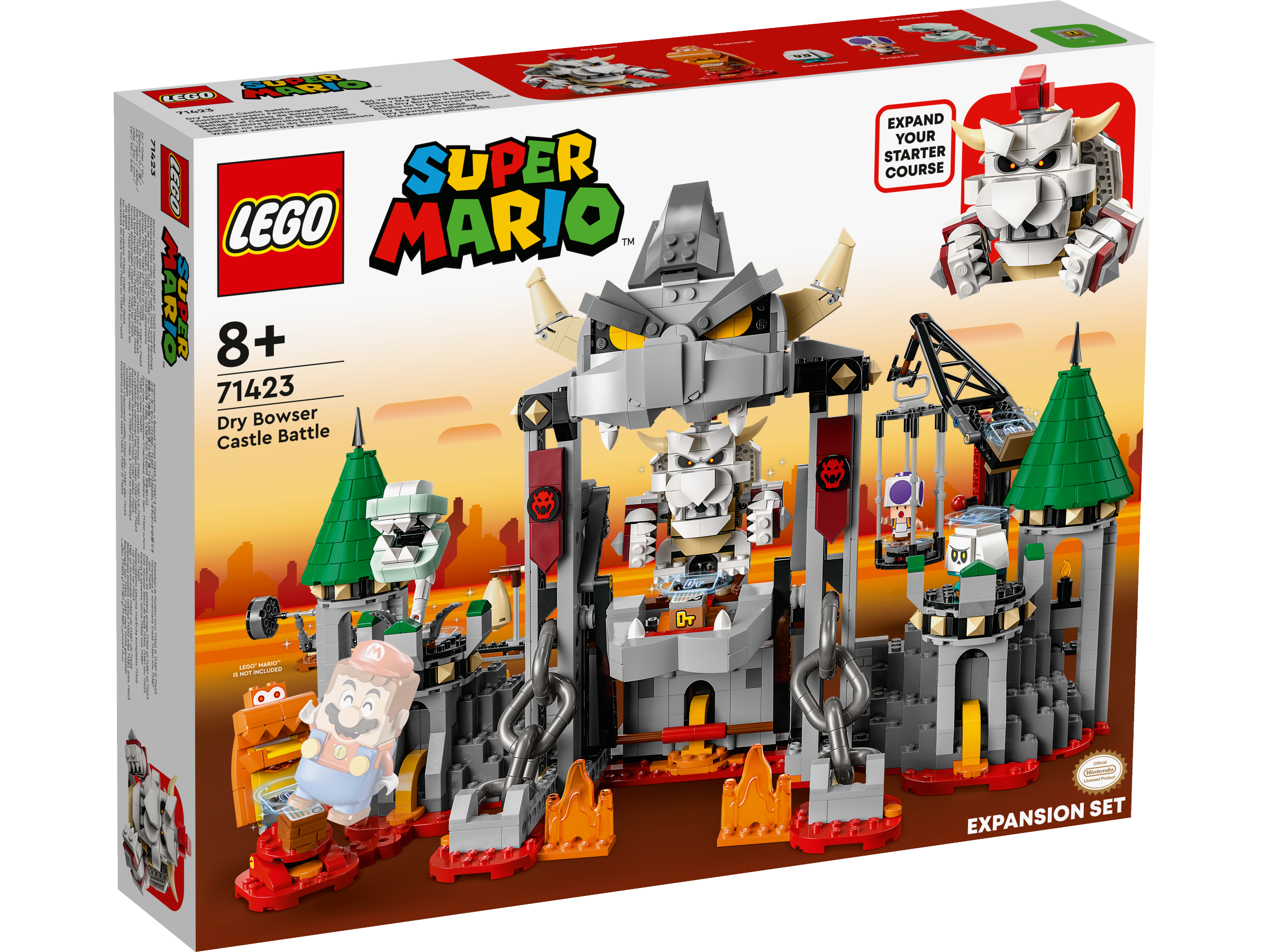 Lego 71423 Dry Bowser Castle Battle