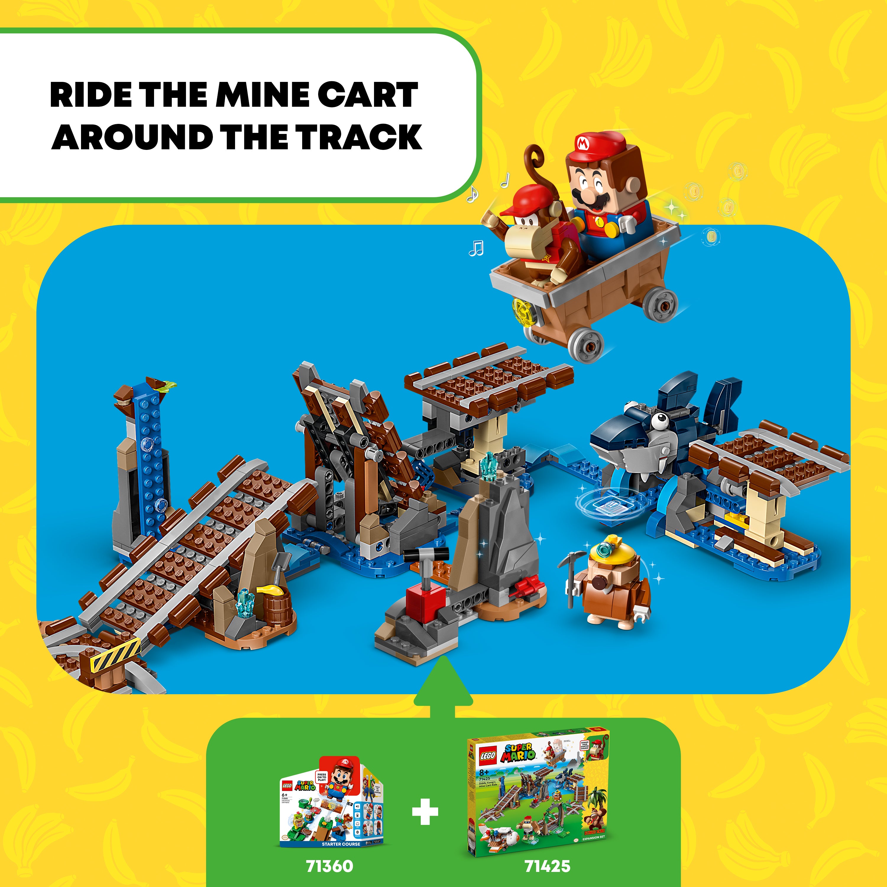 Lego 71425 Diddy Kongs Mine Cart Ride