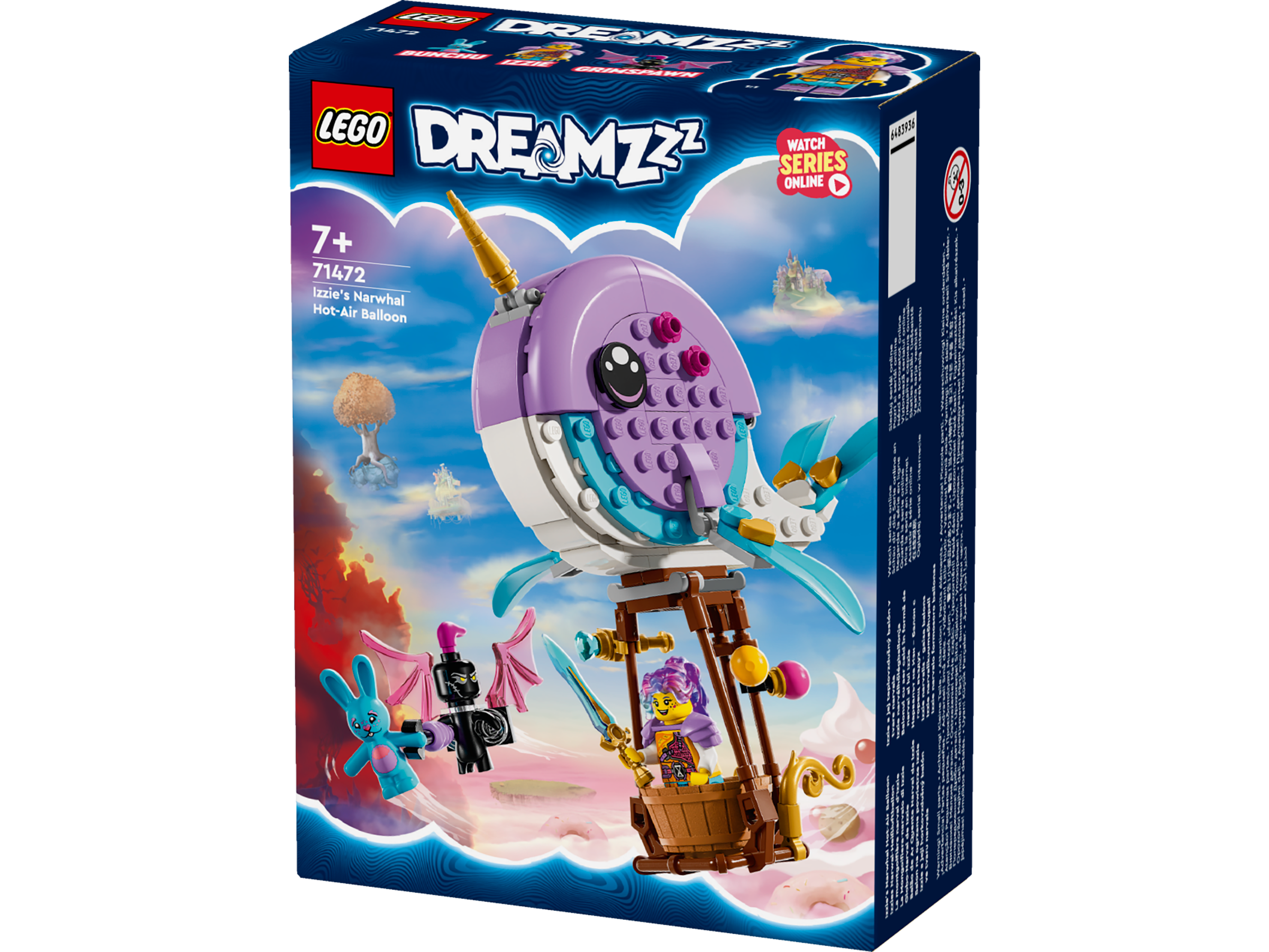 Lego 71472 Izzies Narwhal Hot-Air Balloon