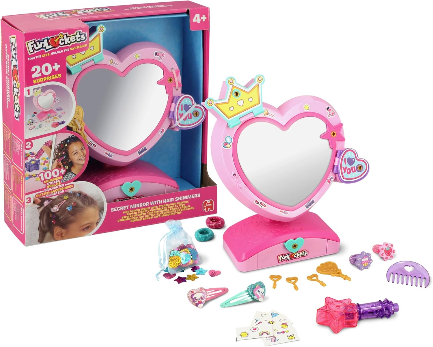 Galt FunLockets Secret Mirror with Hair Shimmers