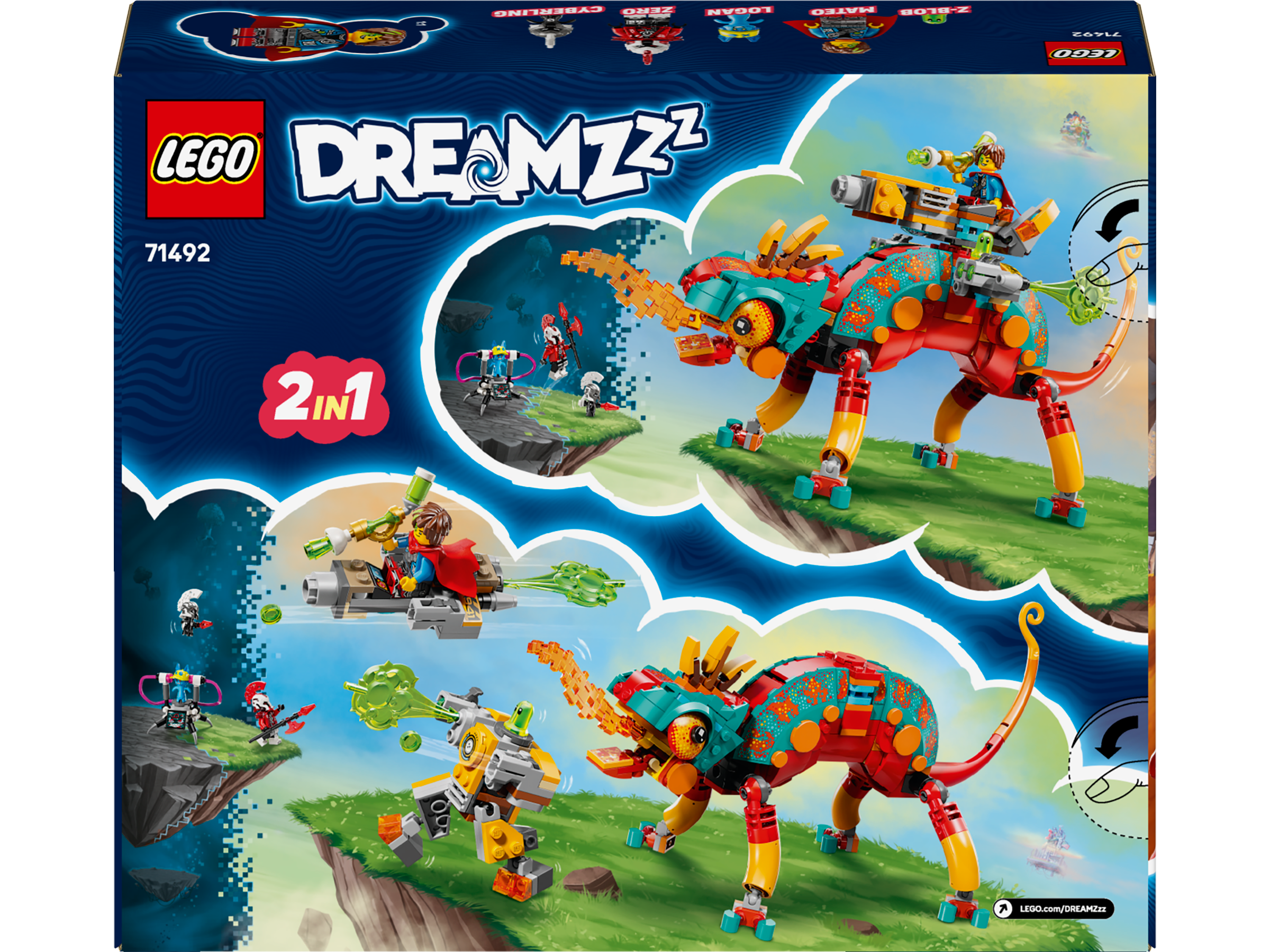 Lego 71492 Mateos Fire Chameleon