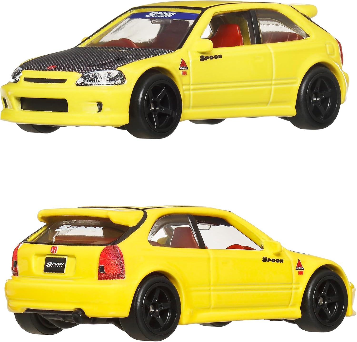 Hot Wheels Premium Car Culture '99 Honda Civic Type R (EK9) & Honda Civic Type R 1:64 Scale 2 Pack