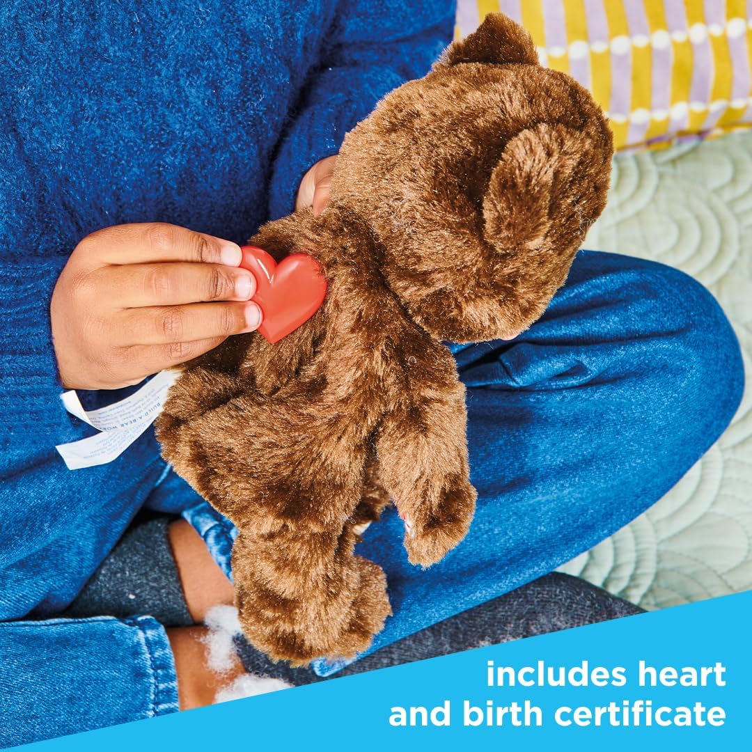 Casdon Build-a-Bear Workshop Furtastic Dark Brown Bear & Outfit