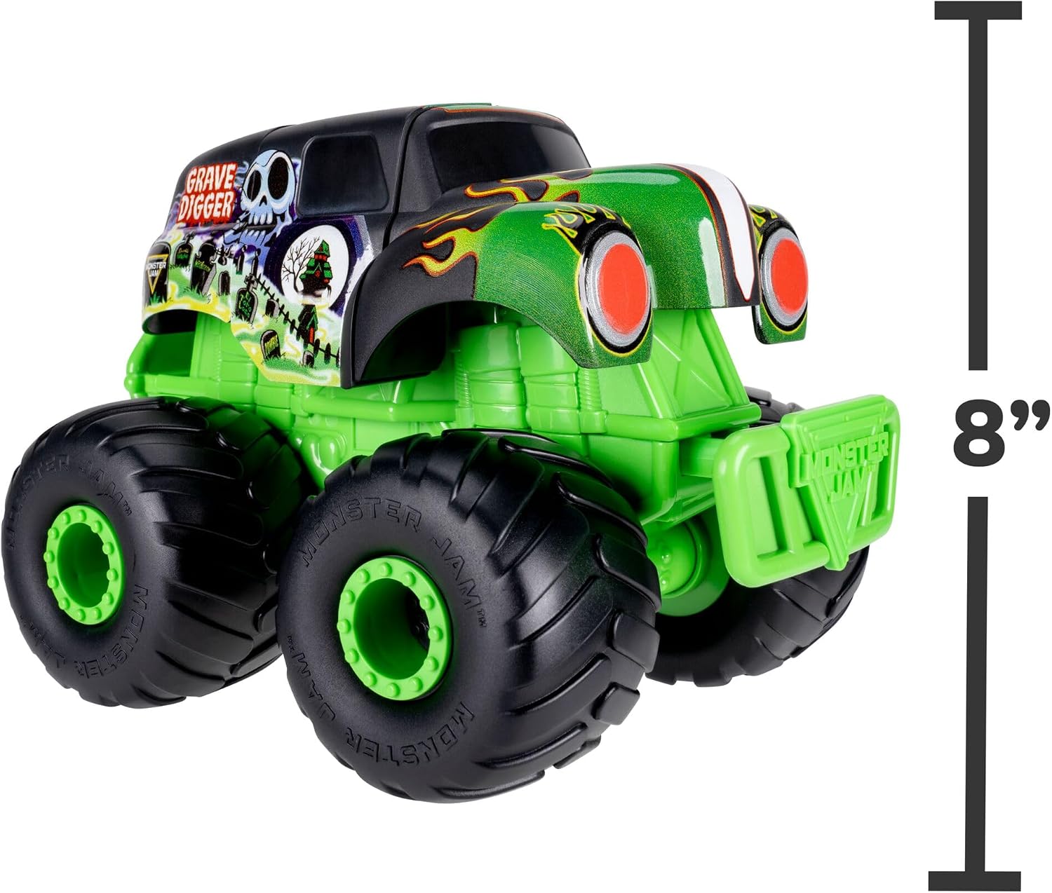 Monster Jam Monstruction Build & Crash Gravedigger