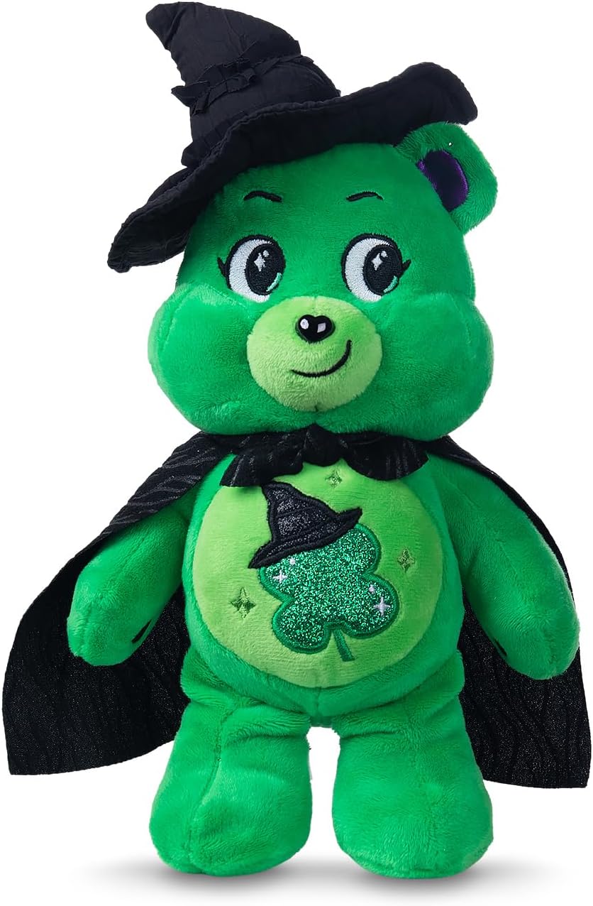Care Bears x Wicked Good Luck Bear as Elphaba 22cm Plush