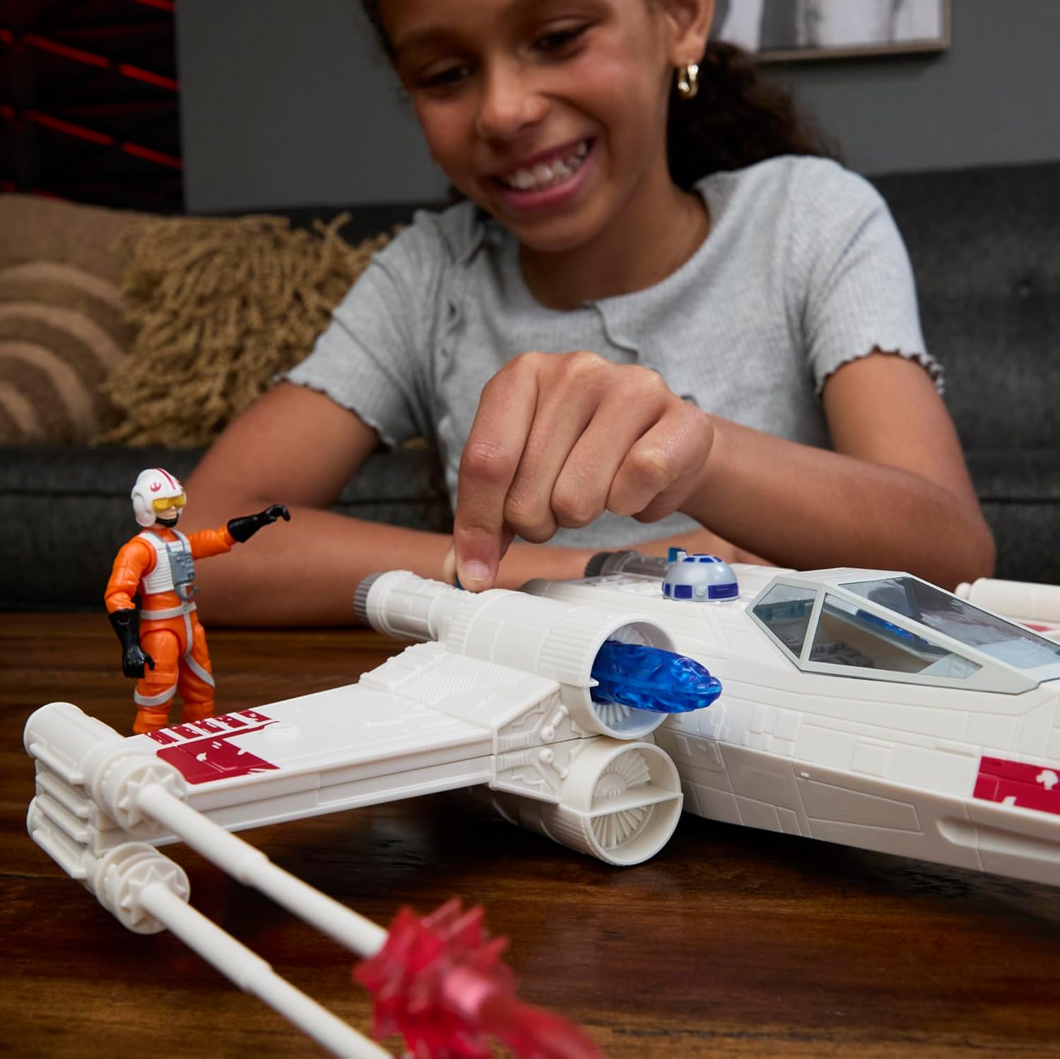 Star Wars Epic World of Action Luke Skywalker's Force Strike X-wing