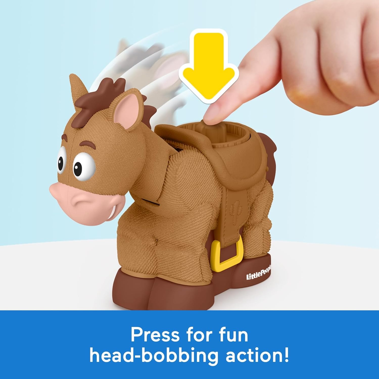 Fisher Price Little People Toy Story Bobbin' Bullseye & Jessie, Toddler Figure Set