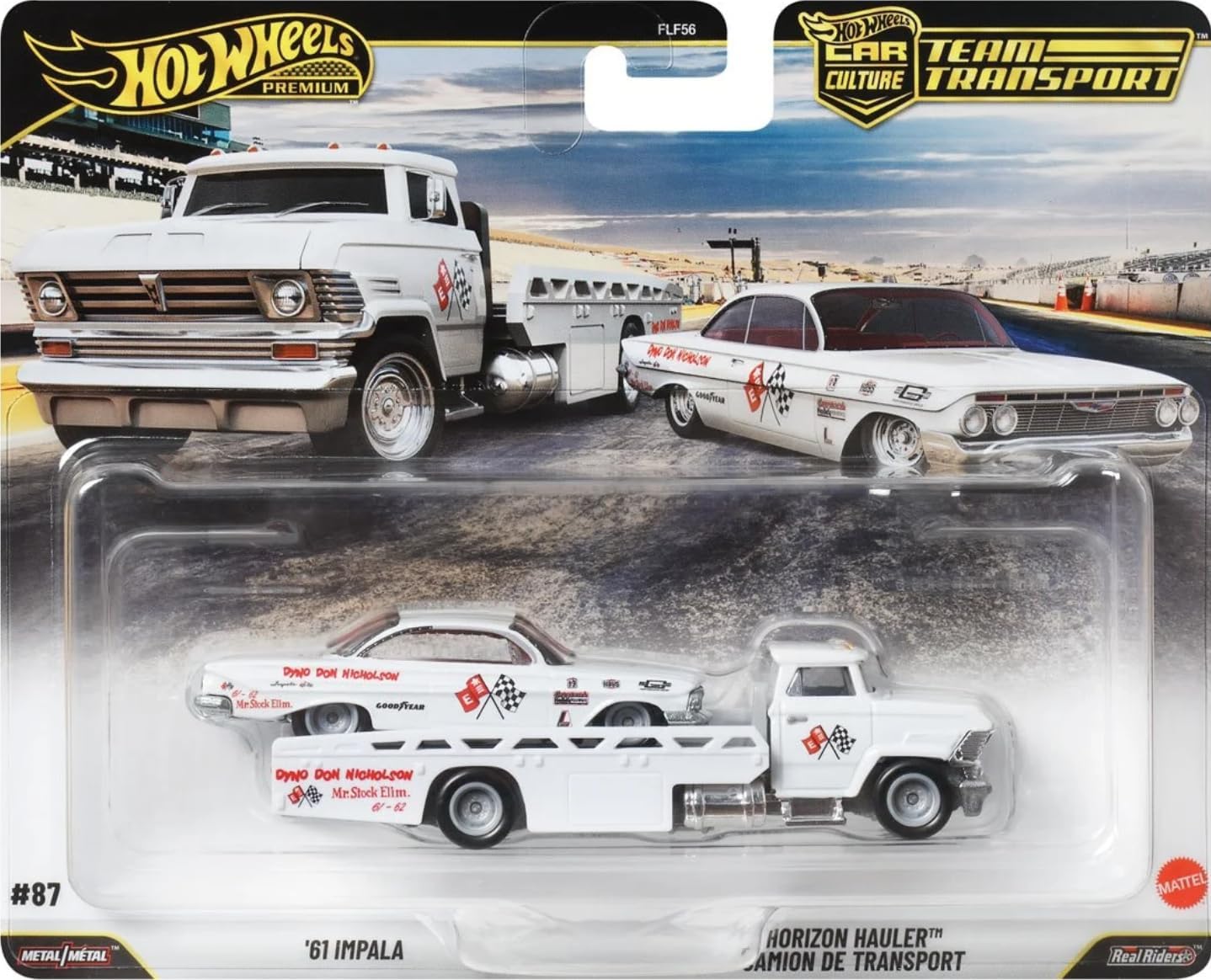 Hot Wheels Premium Team Transport '61 Impala & Horizon Hauler 2 Pack