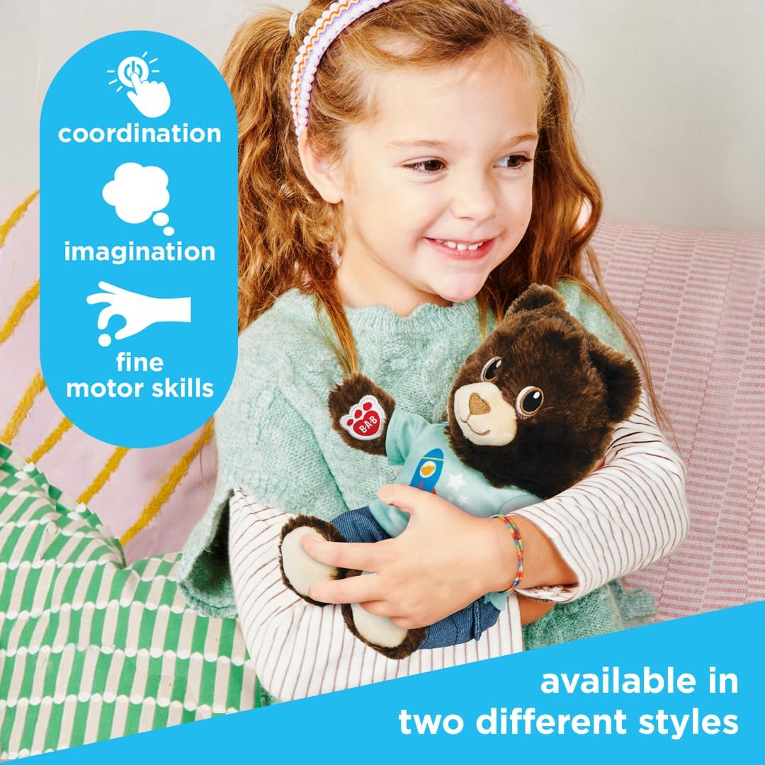 Casdon Build-a-Bear Workshop Furtastic Dark Brown Bear & Outfit