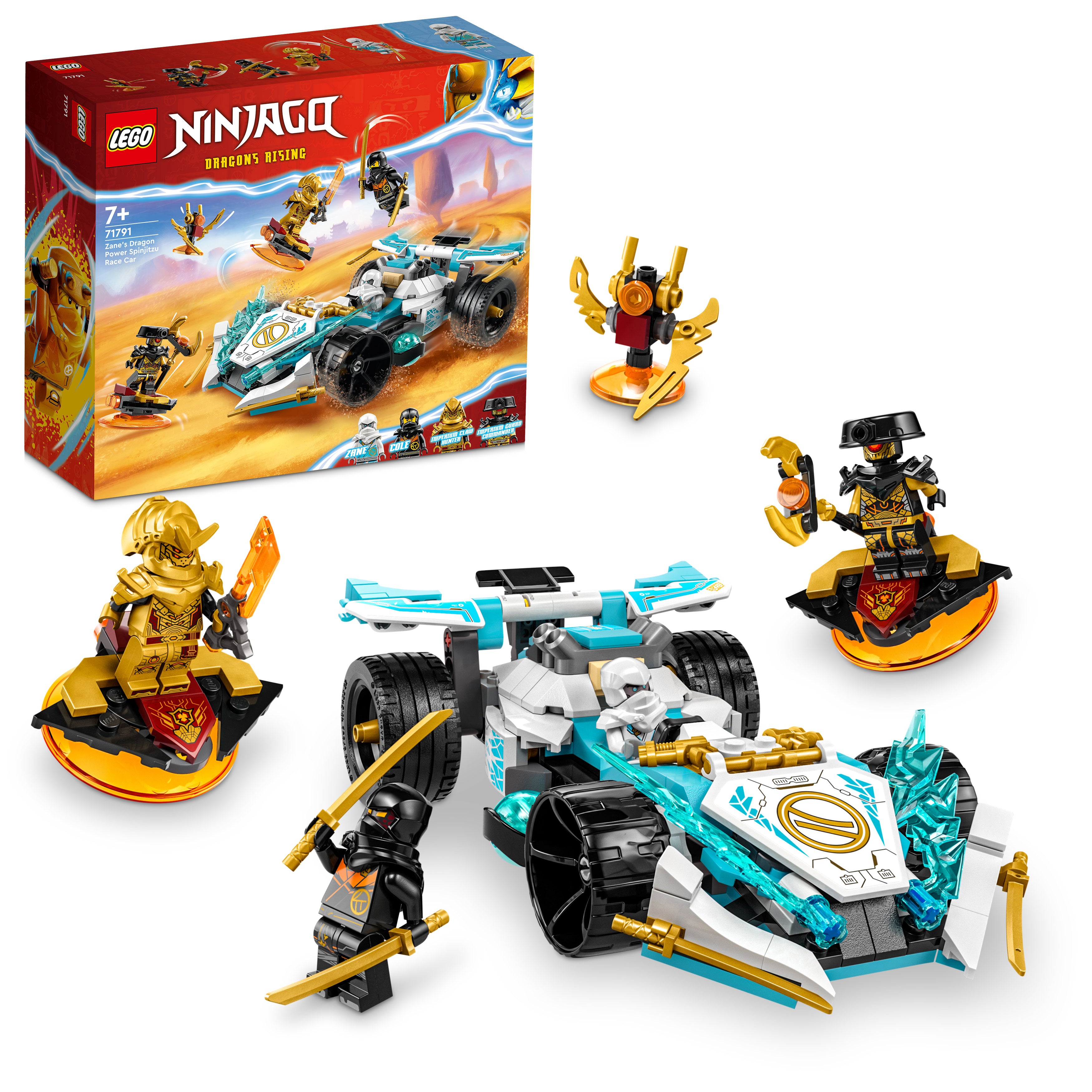 Lego 71791 Zanes Dragon Power Spinjitzu Flip