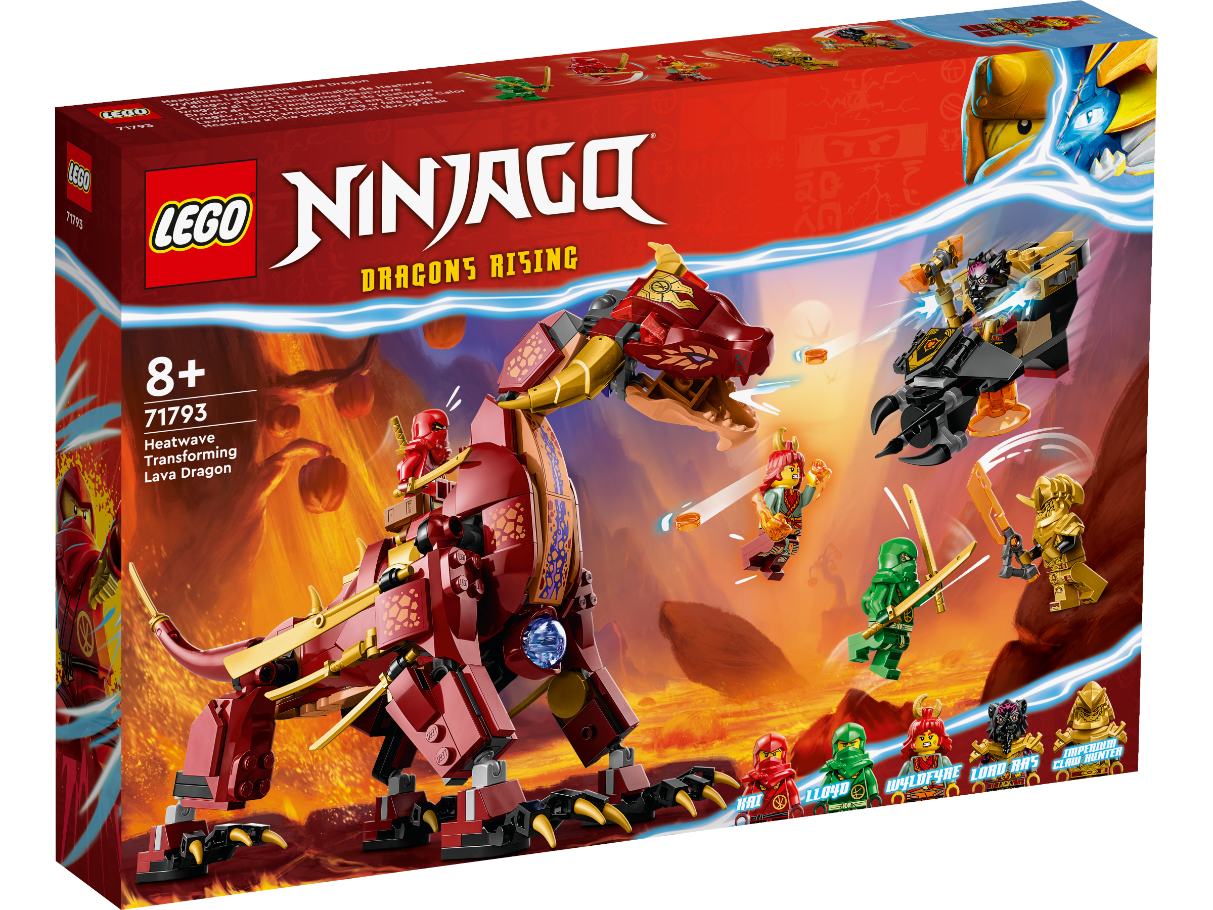 Lego 71793 Heatwave Transforming Lava Dragon