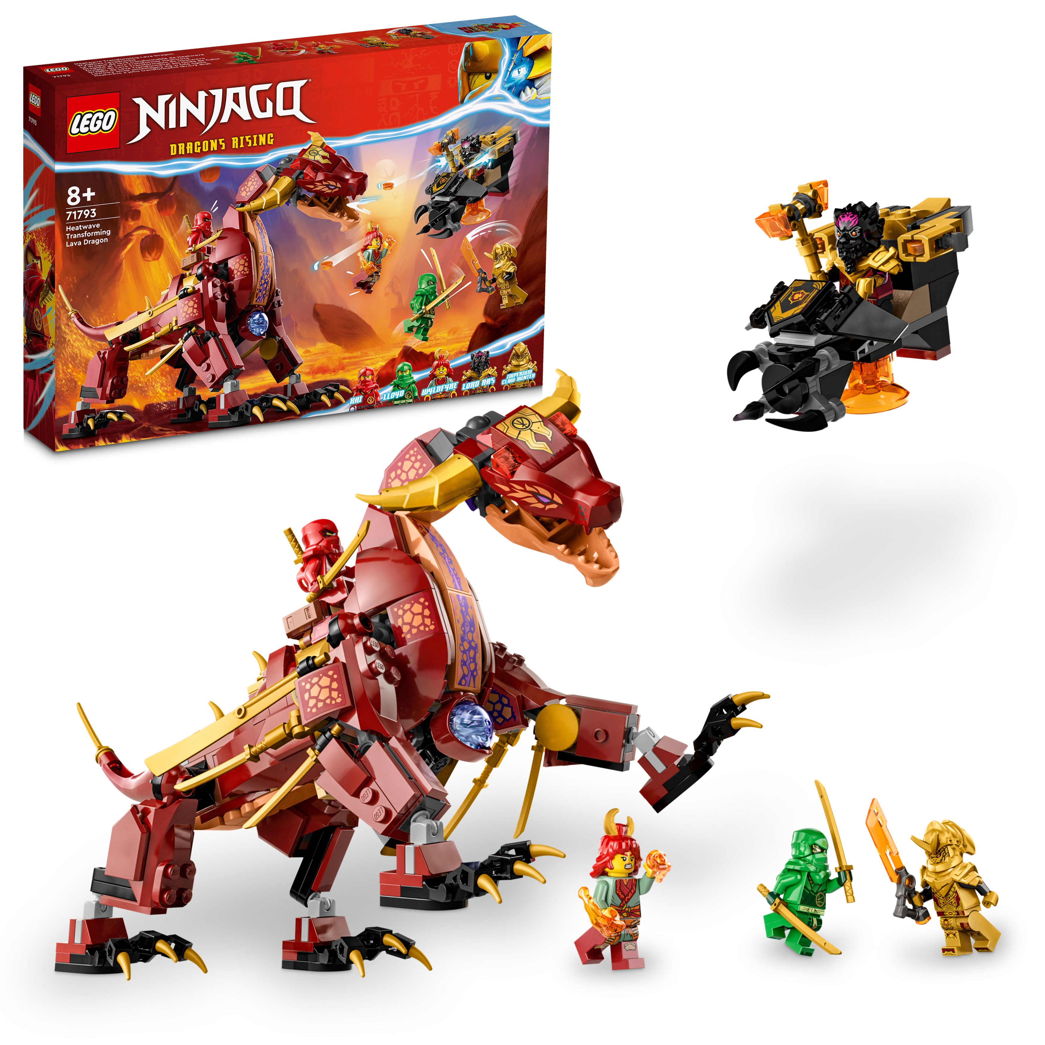 Lego 71793 Heatwave Transforming Lava Dragon