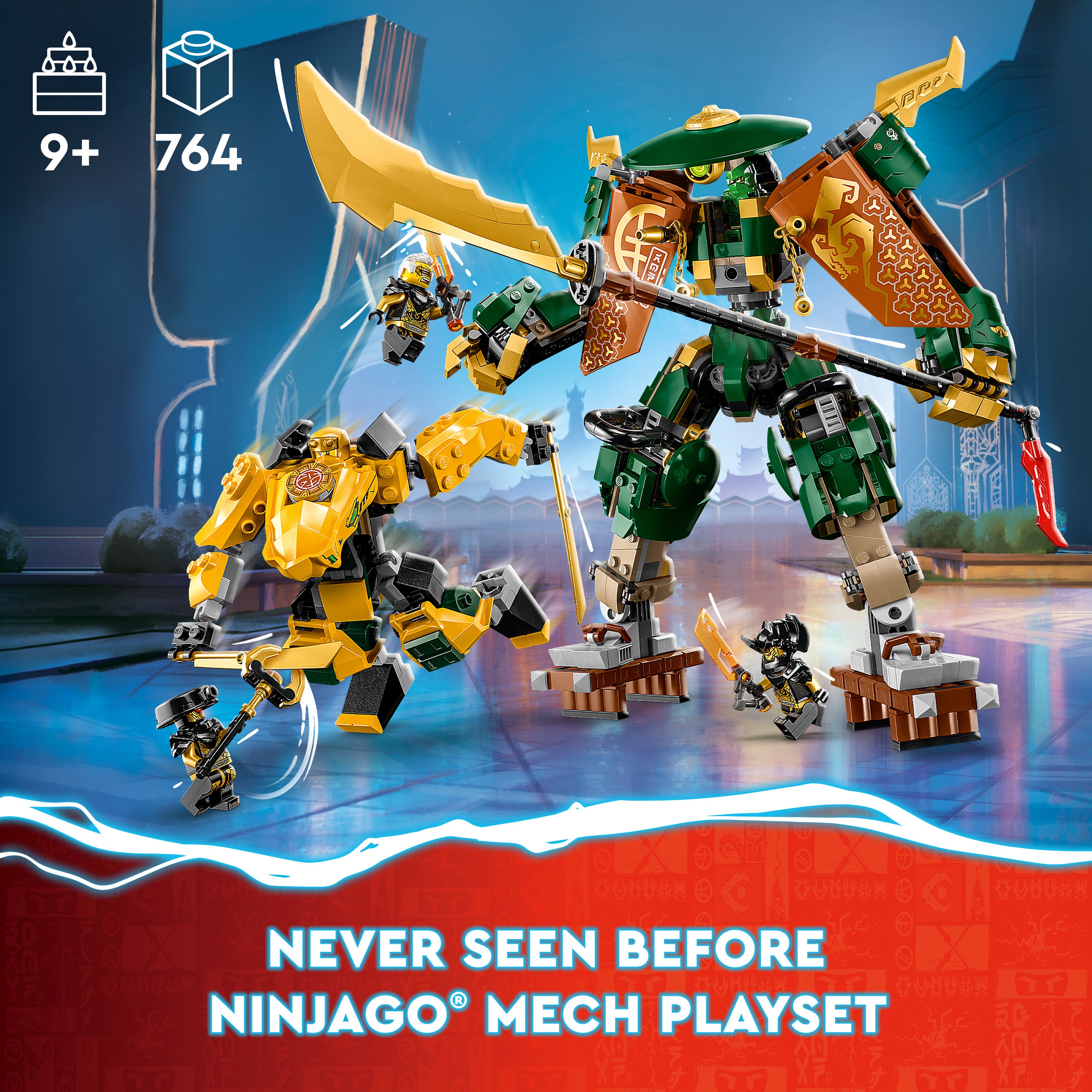 Lego 71794 Lloyd and Arins Ninja Team Mechs