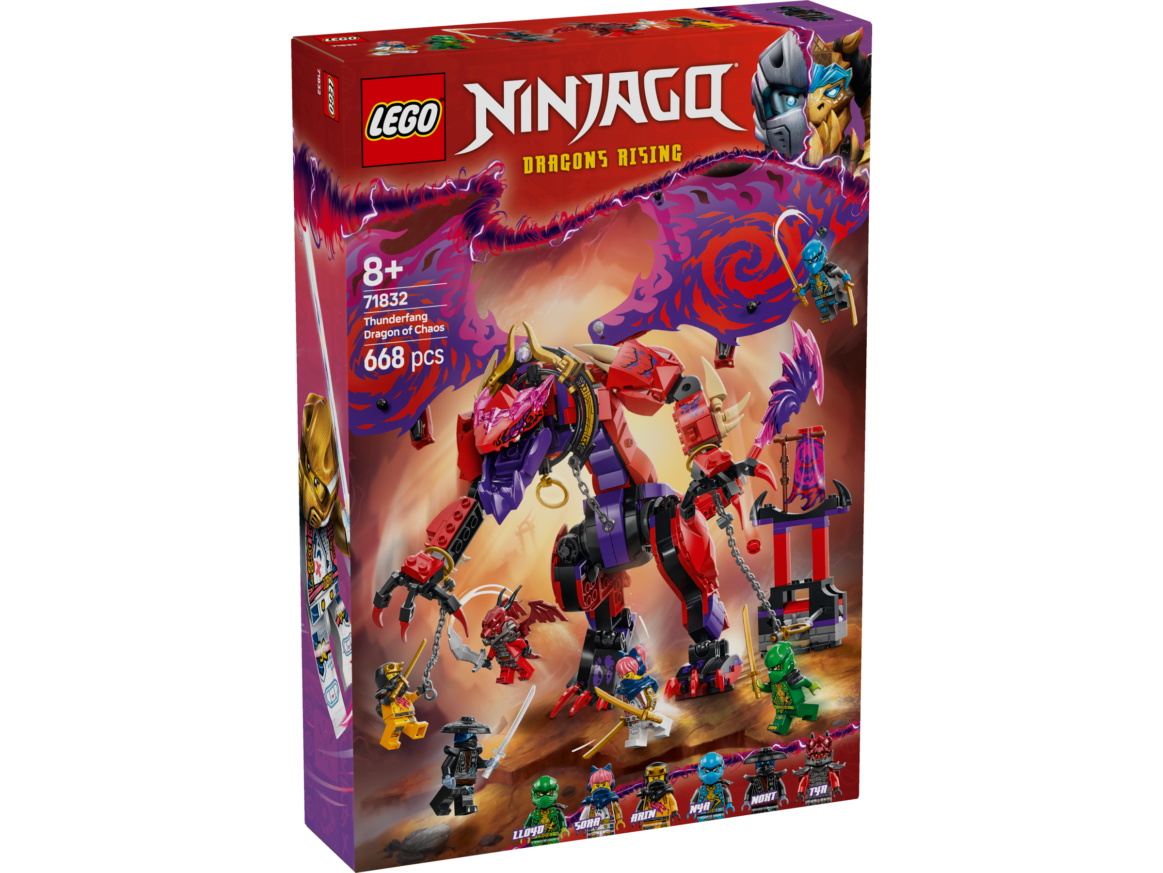 Lego 71832 Thunderfang Dragon of Chaos Ninja Set