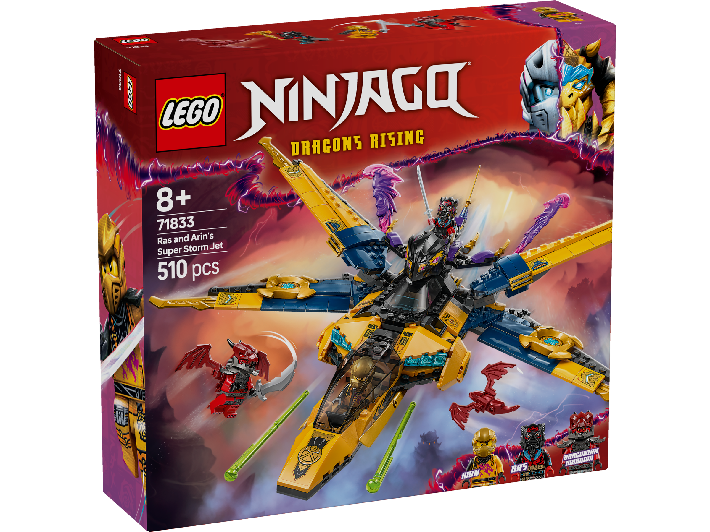 LEGO Ninjago 71833 Ras and Arins Super Storm Jet