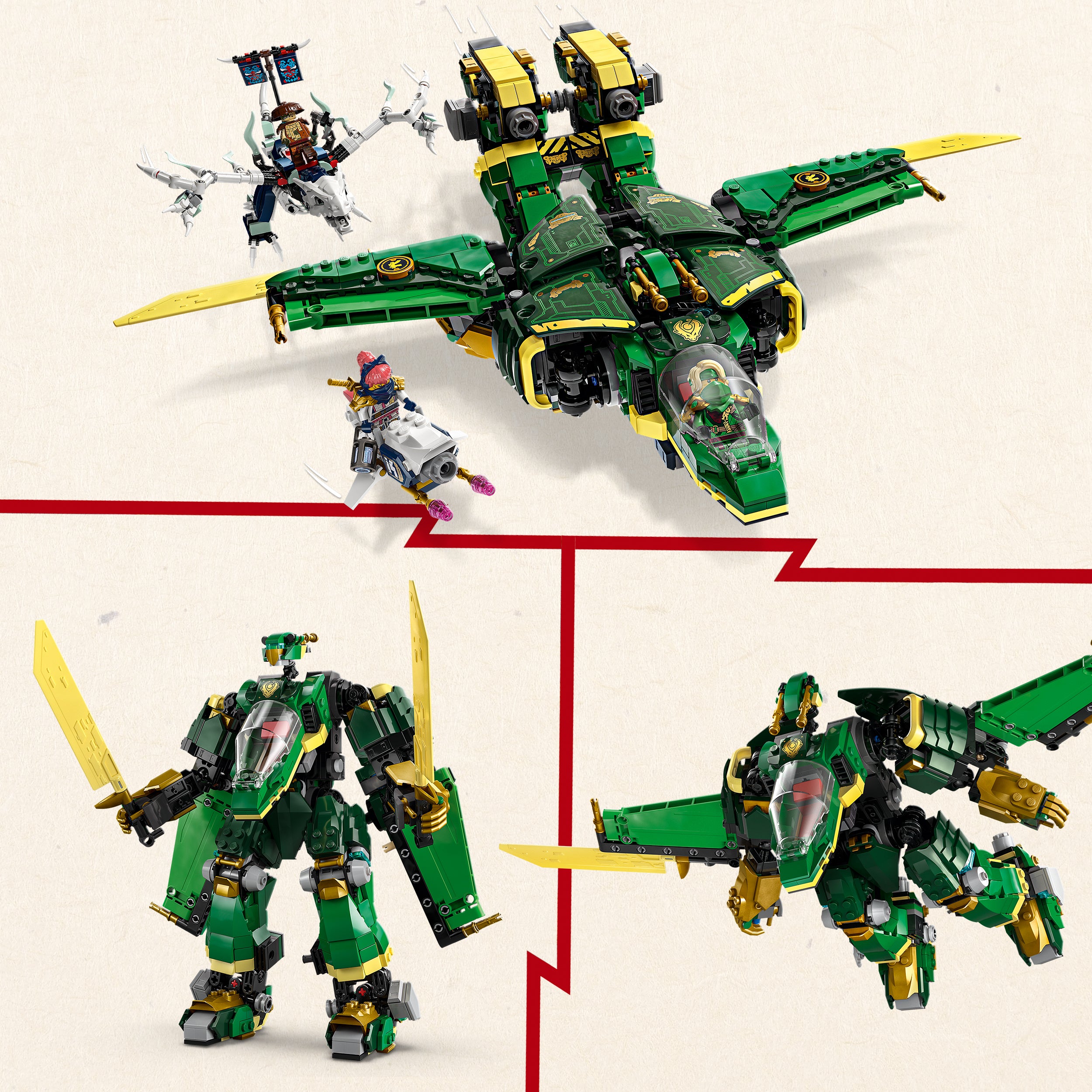 Lego 71845 Lloyds Jet Mech