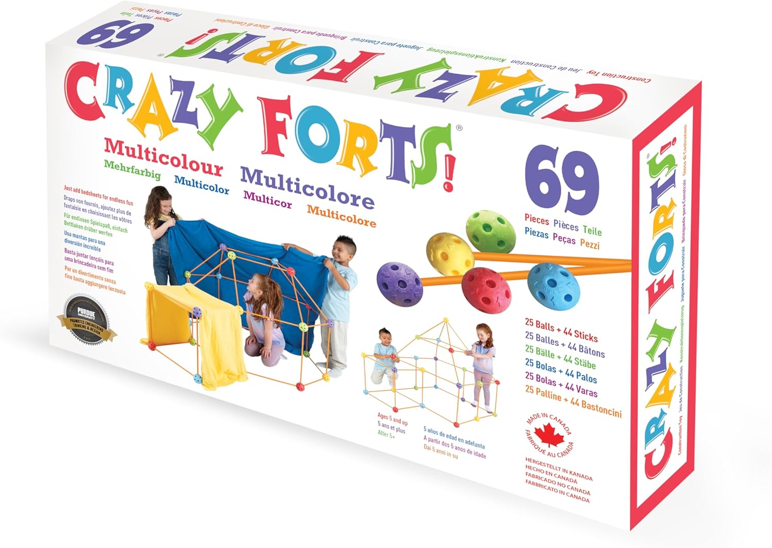 Crazy Forts - Multi Coloured