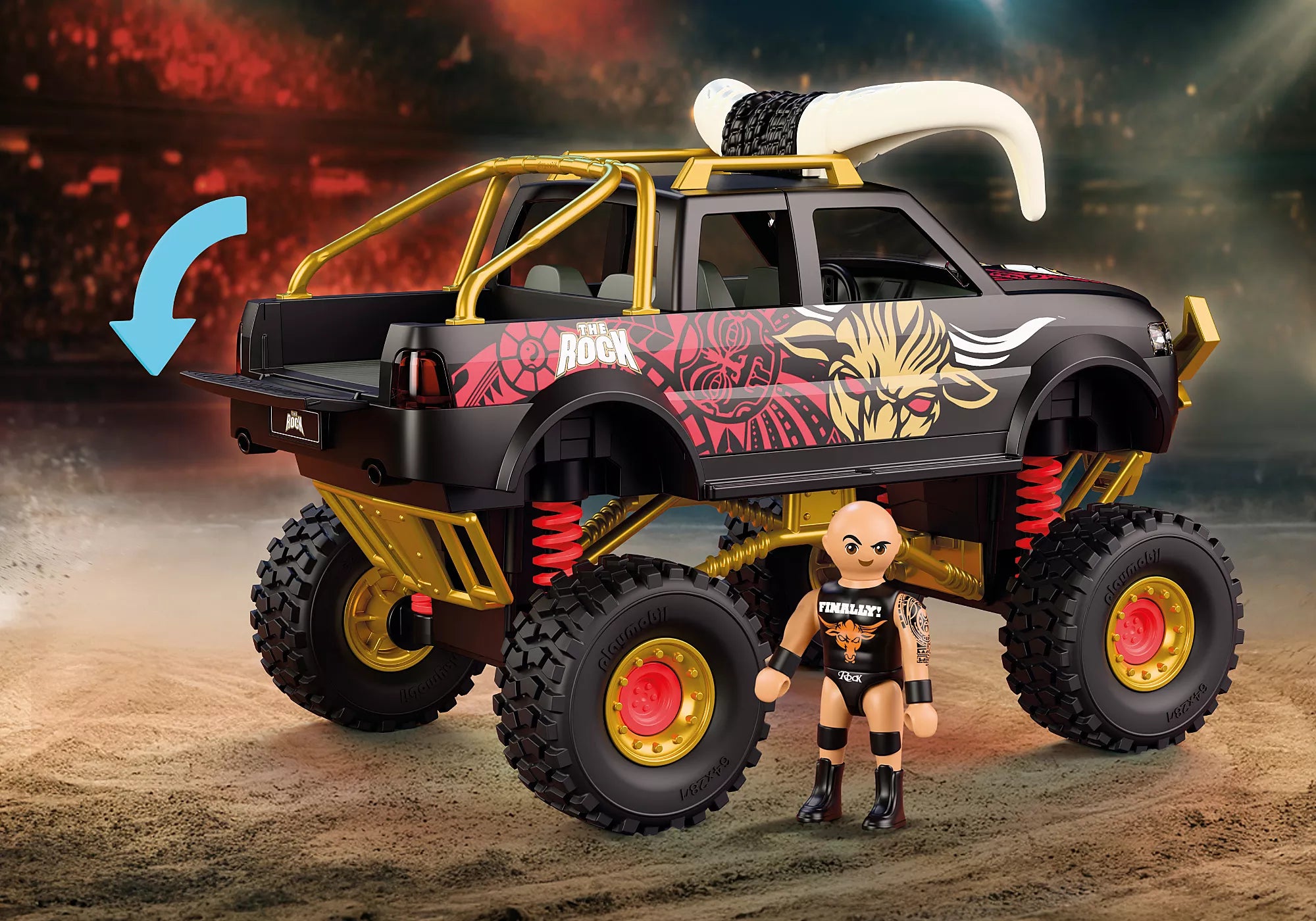 Playmobil WWE The Rock Monster Truck
