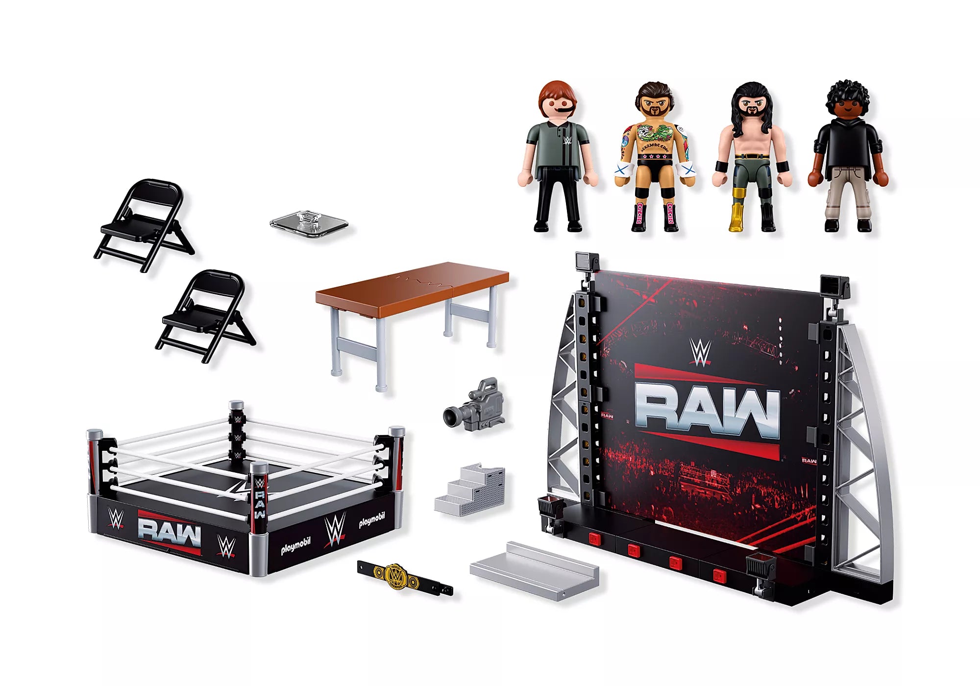 Playmobil WWE RAW Ring Collectors Set