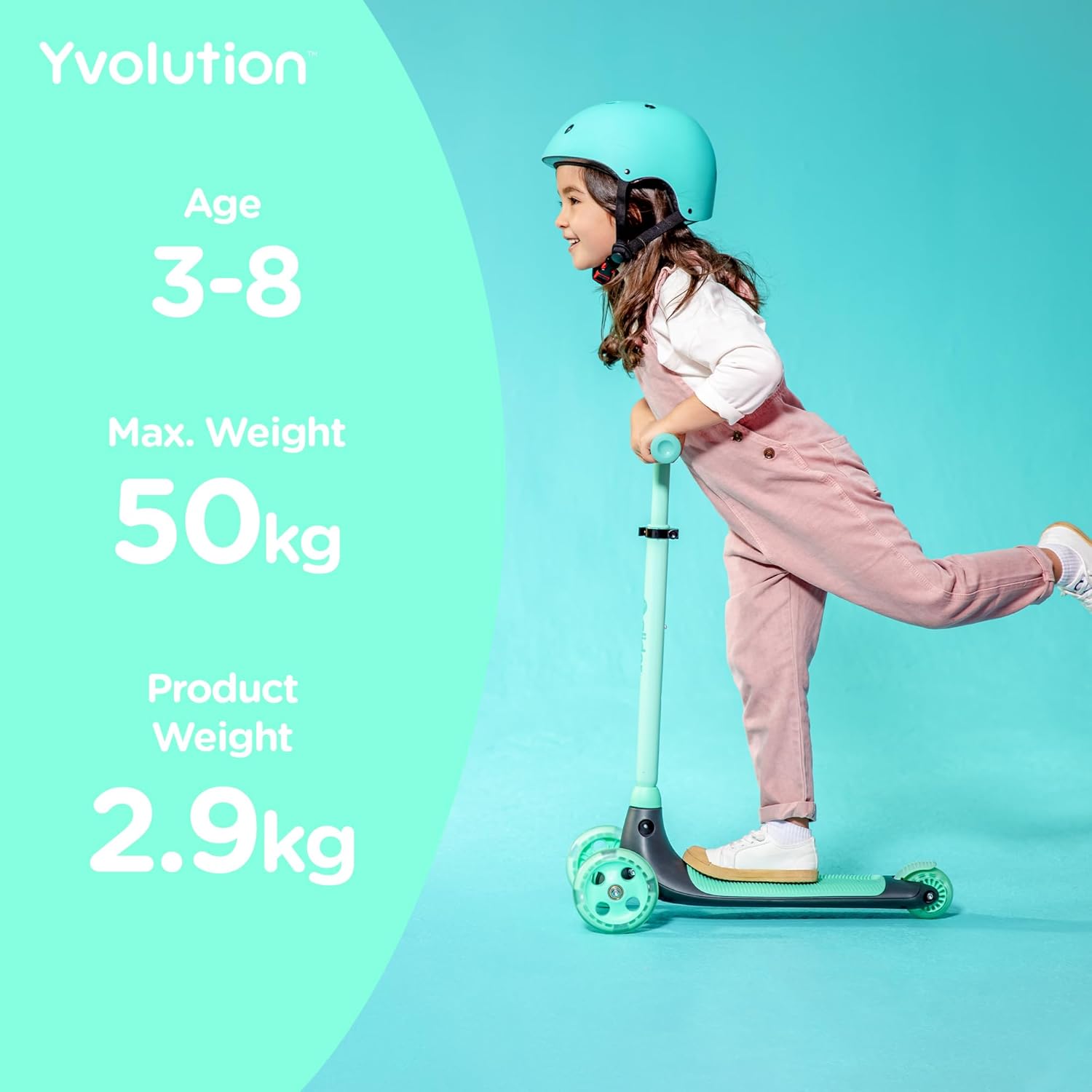 Yvolution Kiwi Glider Scooter - Green