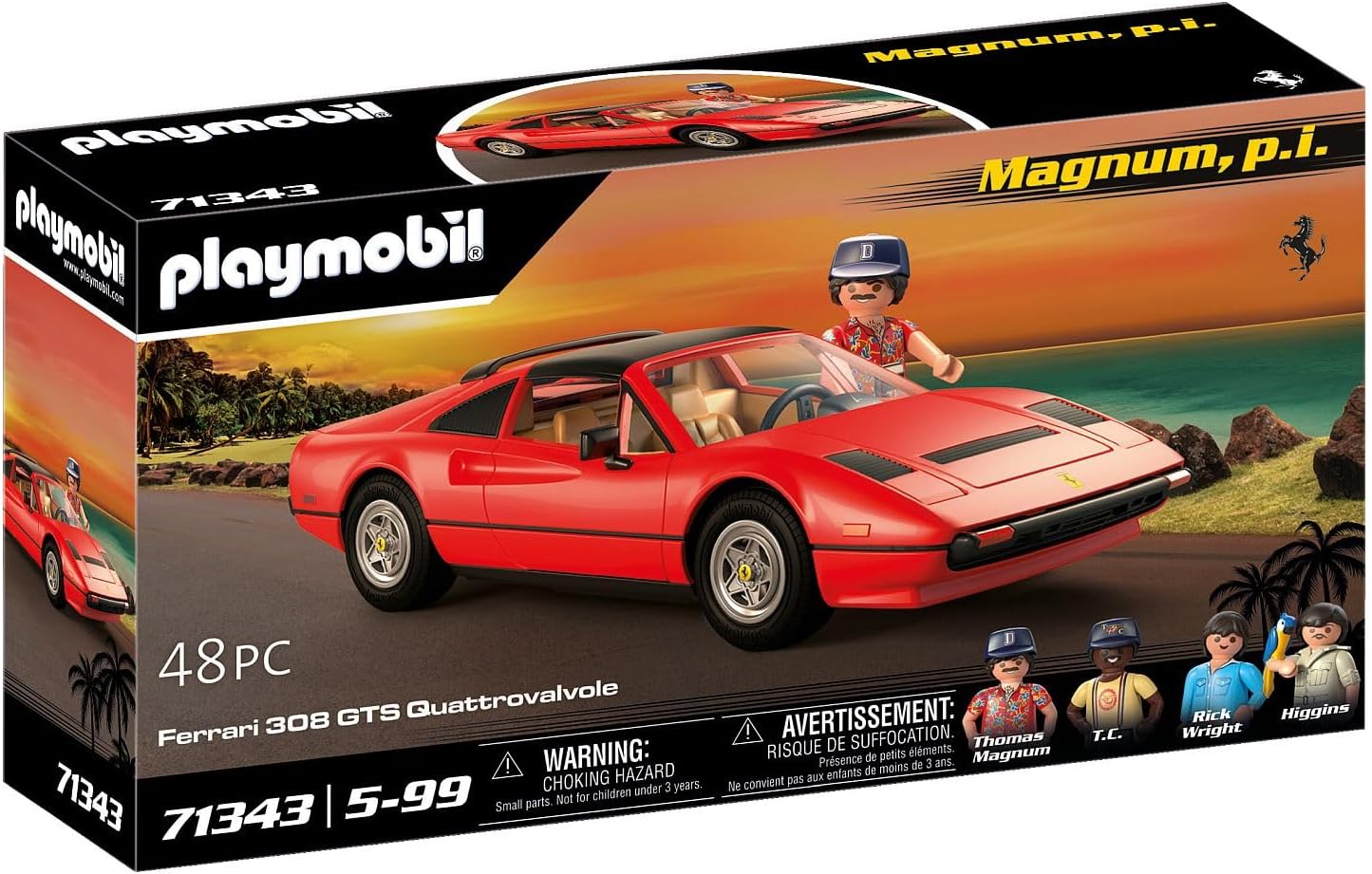 Playmobil Magnum P.I. Ferrari 308 GTS