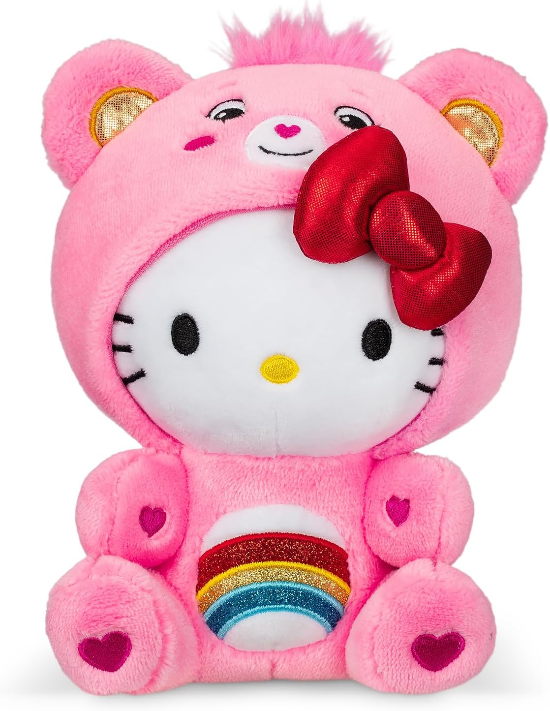 Care Bears x Hello Kitty 22cm Cheer Bear as Hello Kitty