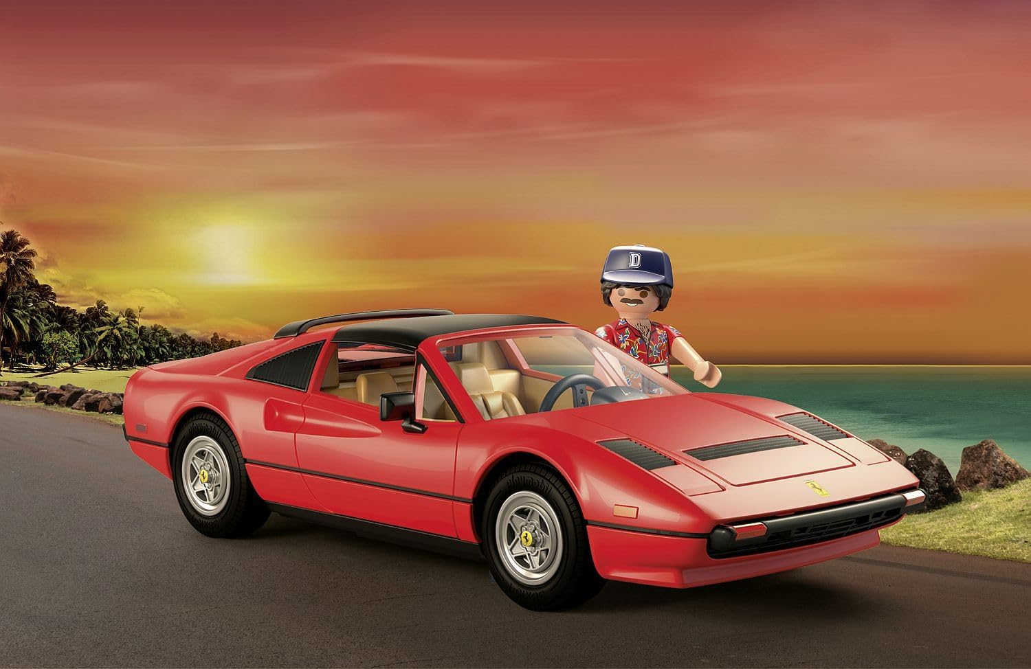 Playmobil Magnum P.I. Ferrari 308 GTS
