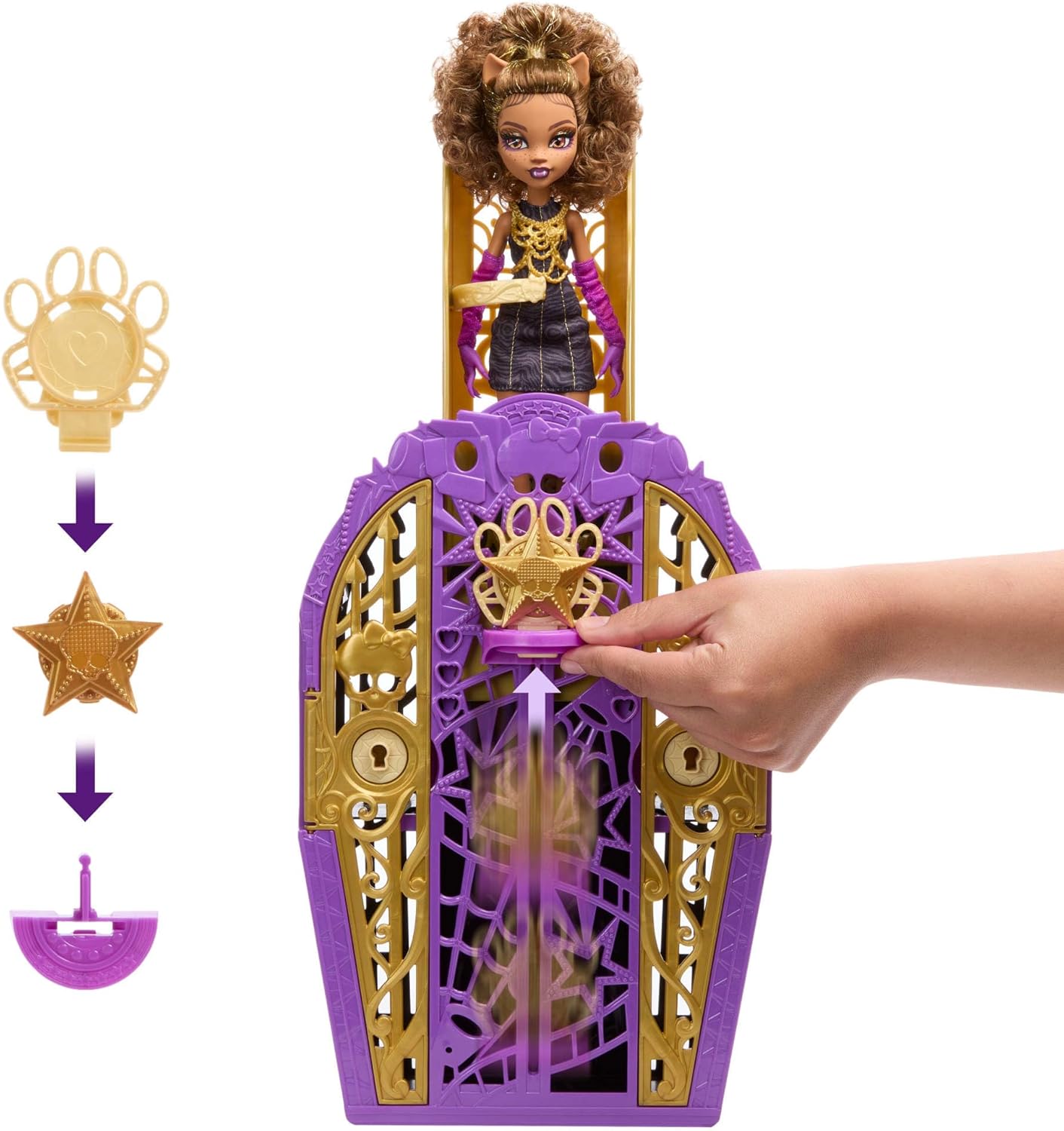 Monster High Skulltimate Secrets Hauntlywood Mysteries Doll Clawdeen Wolf