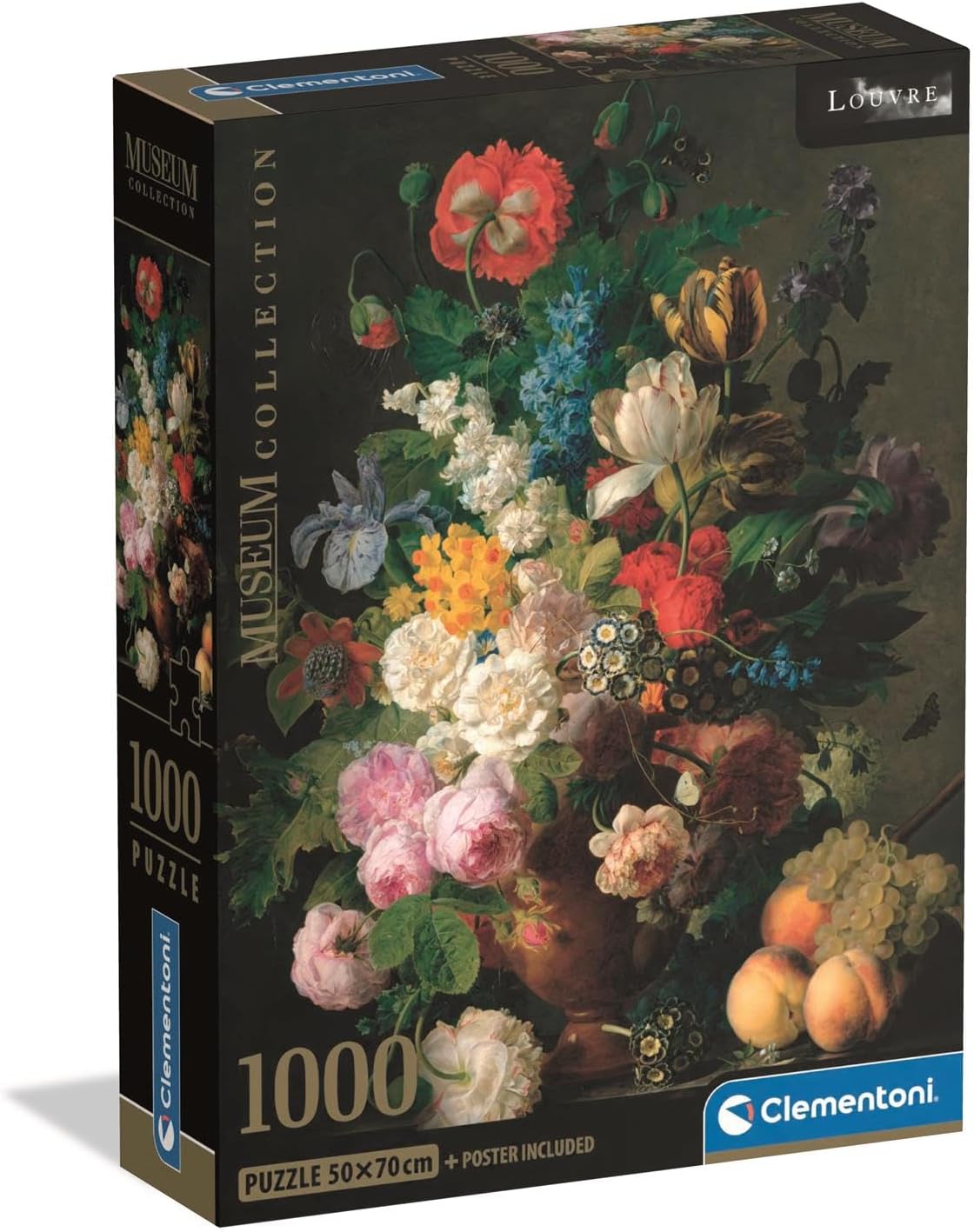 Clementoni Museum Jan Frans Van Dael Bowl of Flowers 1000 Piece Jigsaw Puzzle