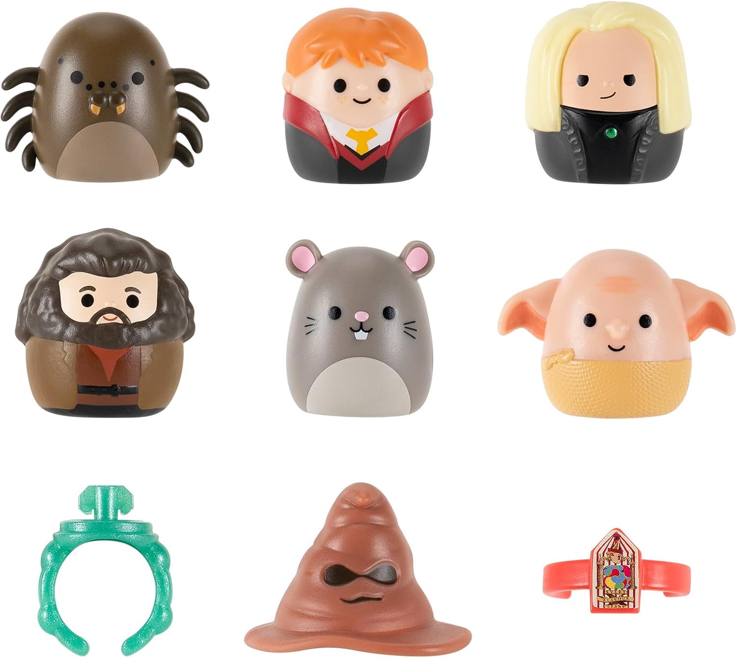 Squishalongs Harry Potter Clip-a-longs 6 Figure Pack Style 2