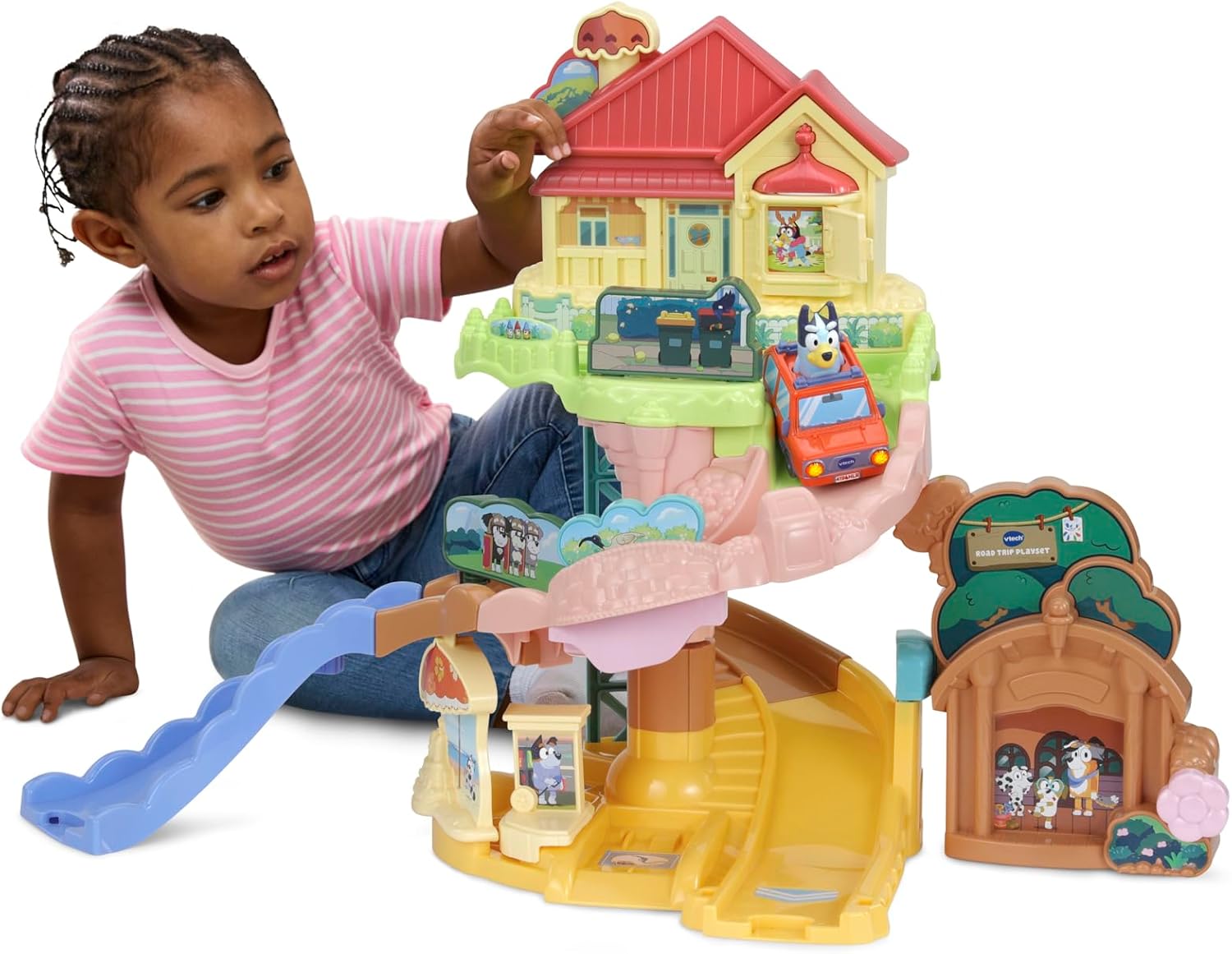 Toot Toot Driver Bluey Road Trip Playset