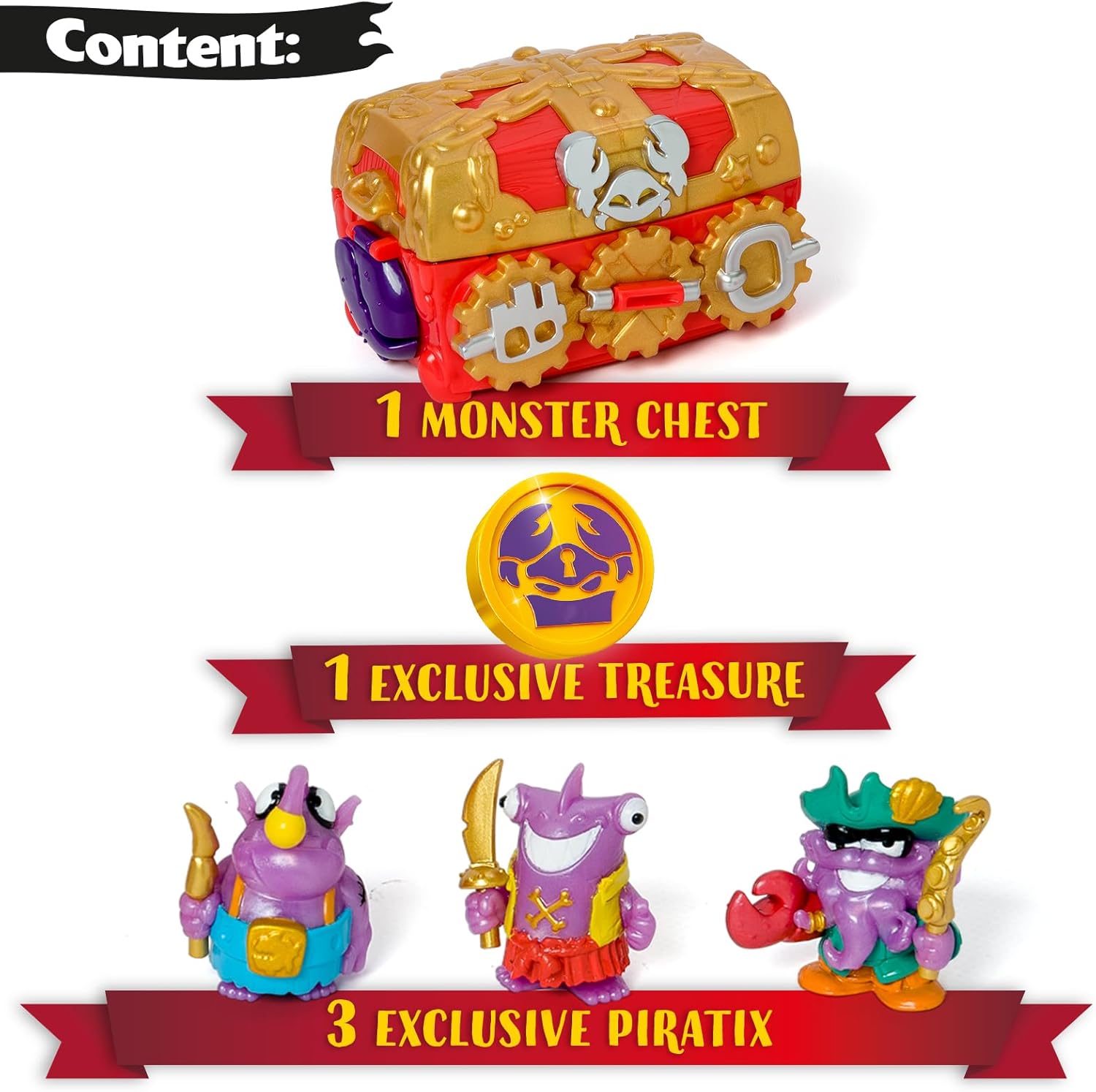 Piratix Golden Treasure Monster Treasure