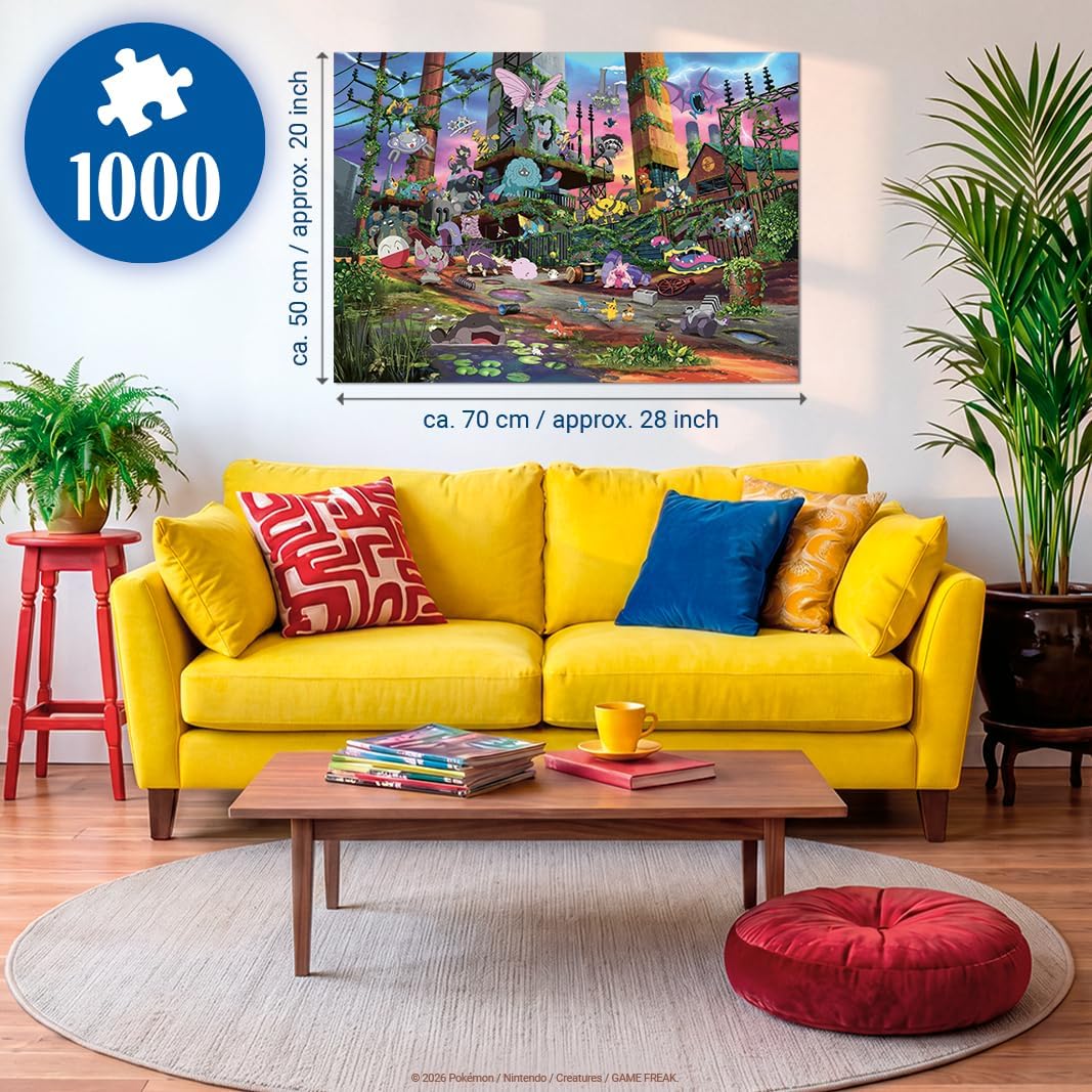 Pokemon Collectors Jolteon and Reclaimed Power Plant 1000 piece Jigsaw Puzzle