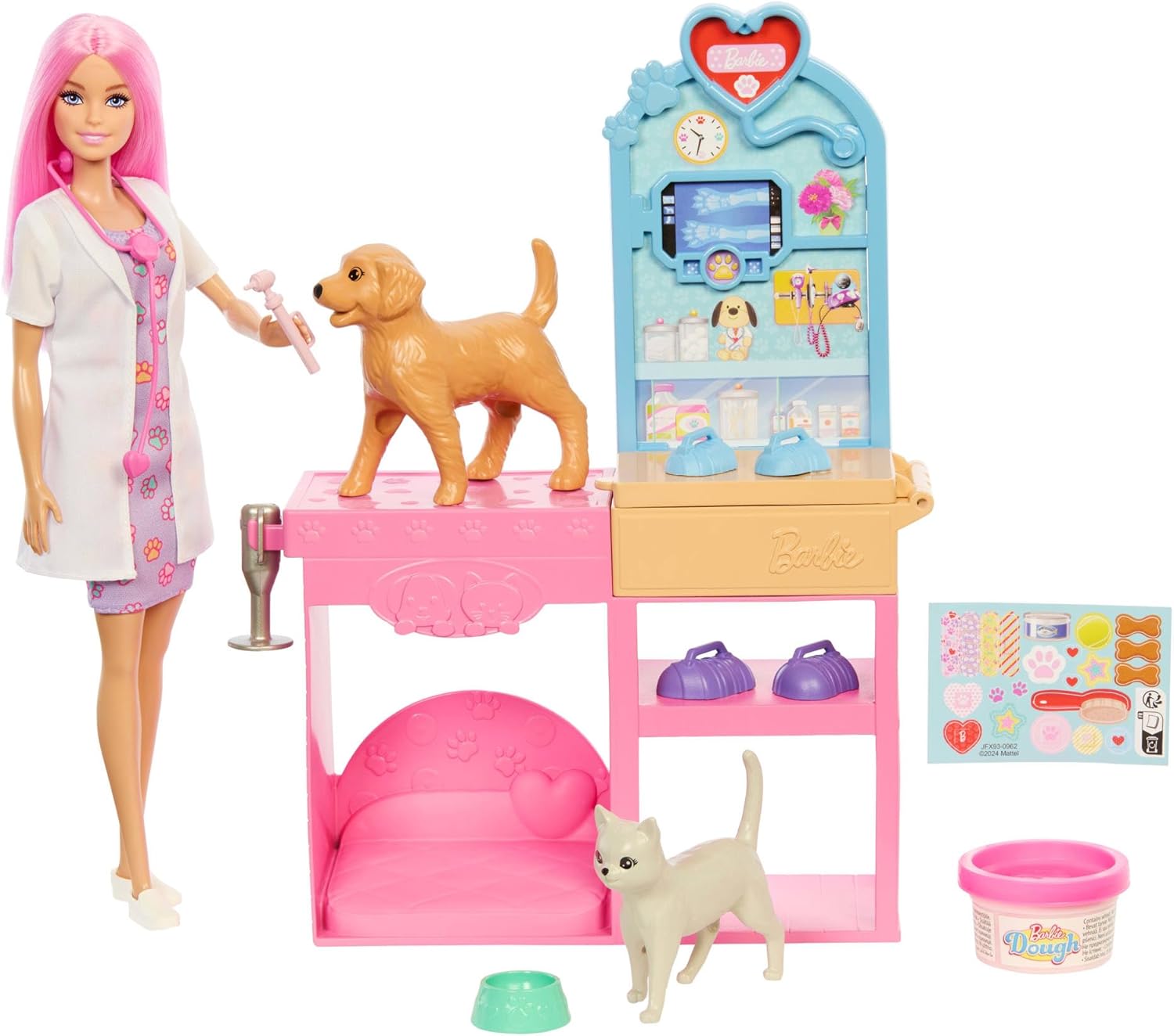 Barbie Fast Cast Veterinarian Clinic Playset