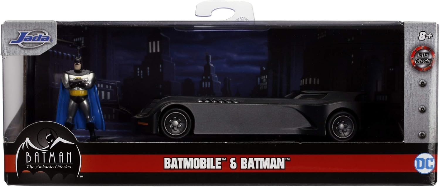 Jada Batman The Animated Series Batmobile & Figure 1:32 Die Cast Model