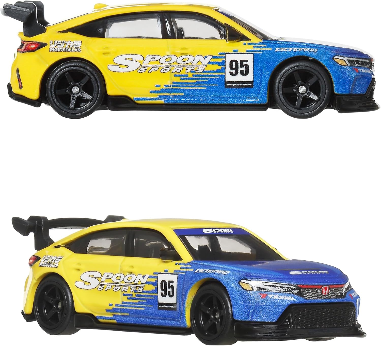 Hot Wheels Premium Car Culture '99 Honda Civic Type R (EK9) & Honda Civic Type R 1:64 Scale 2 Pack