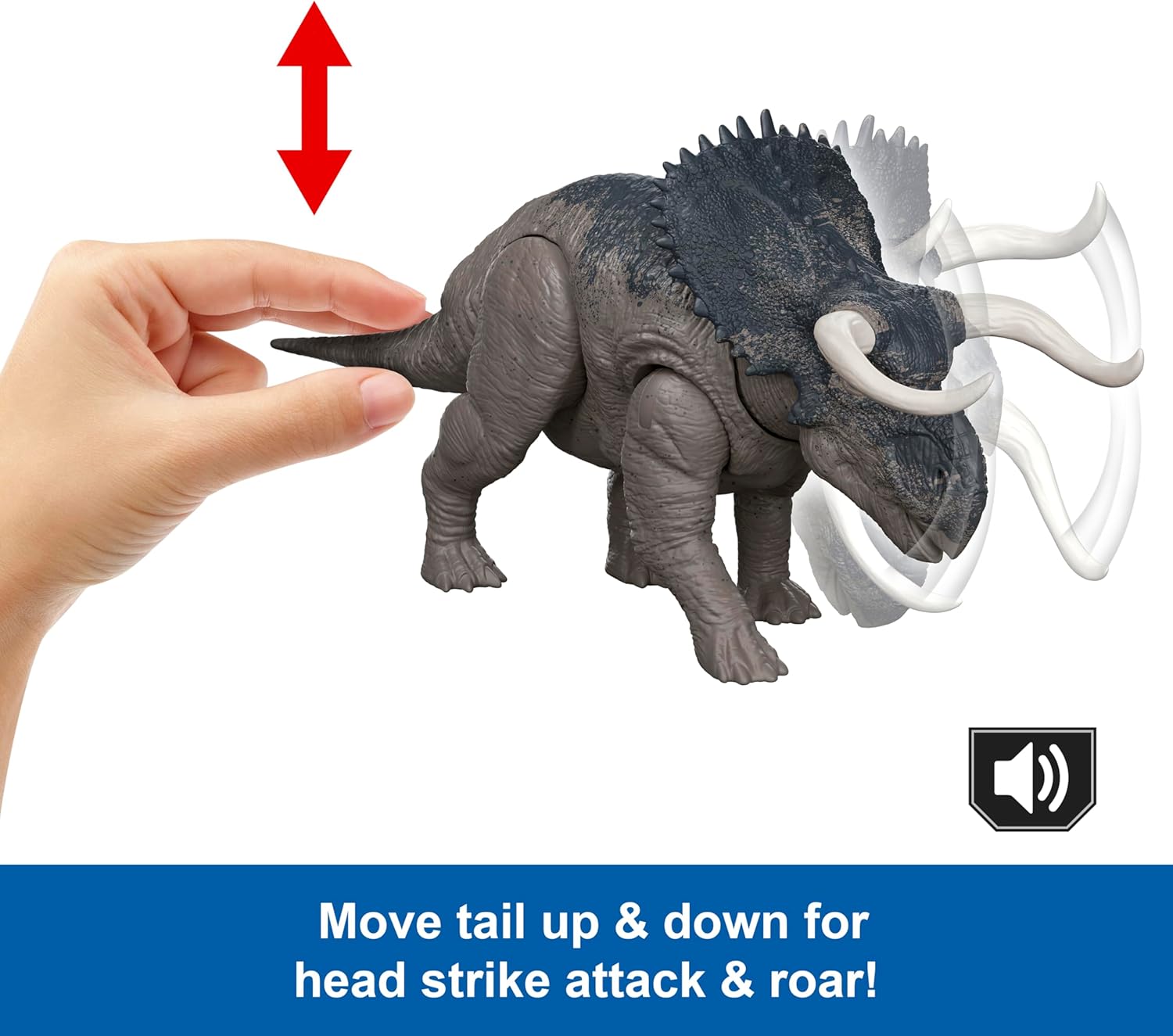 Jurassic World Rebirth - Wild Roar Nasutoceratops